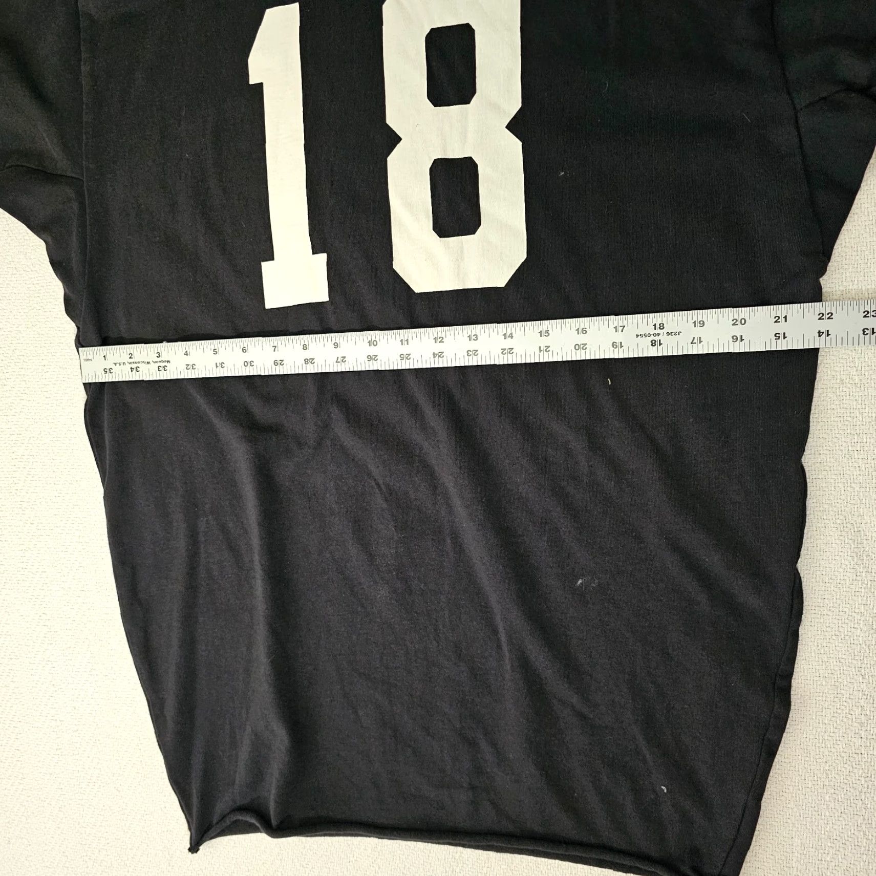 Vintage Kendall & Kylie Top Jersey #18 Graphic Black Short Sleeve Medium Size S / US 4 / IT 40 - 5 Thumbnail