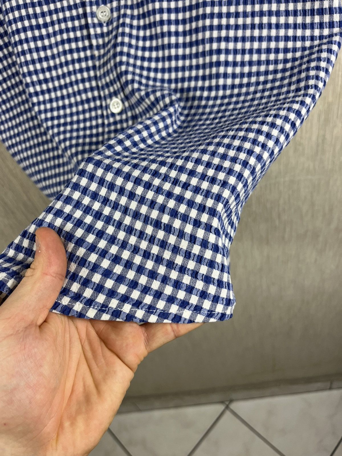 Dolce & Gabbana × Vintage Vintage Dolce & Gabbana gingham plaid checked pocket shirt Size US L / EU 52-54 / 3 - 14 Thumbnail