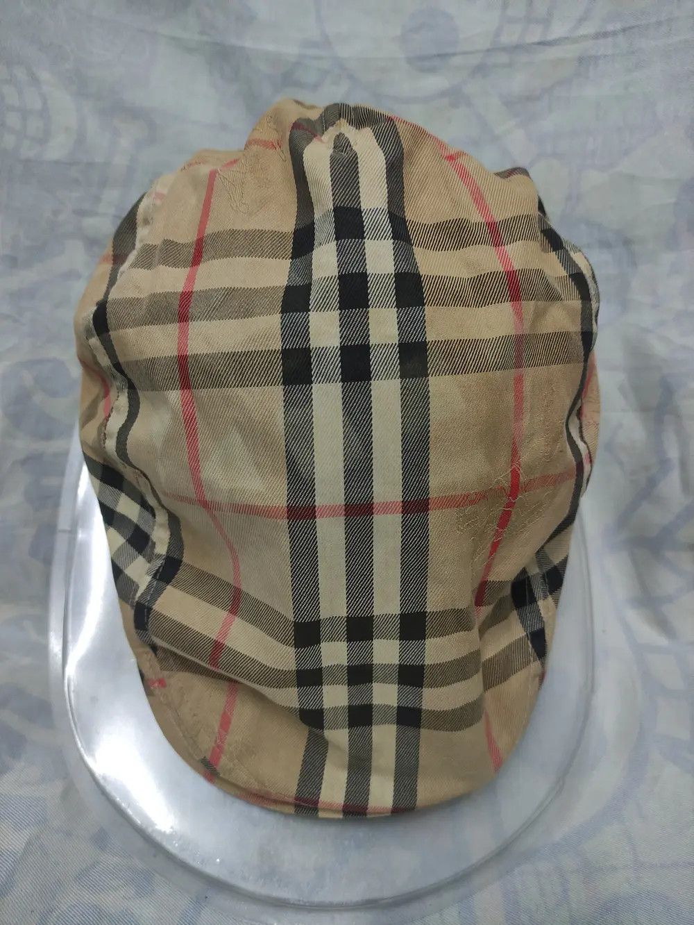 Burberry BURBERRY NOVA CHECK VINTAGE BARETTA CAP Size ONE SIZE - 6 Thumbnail