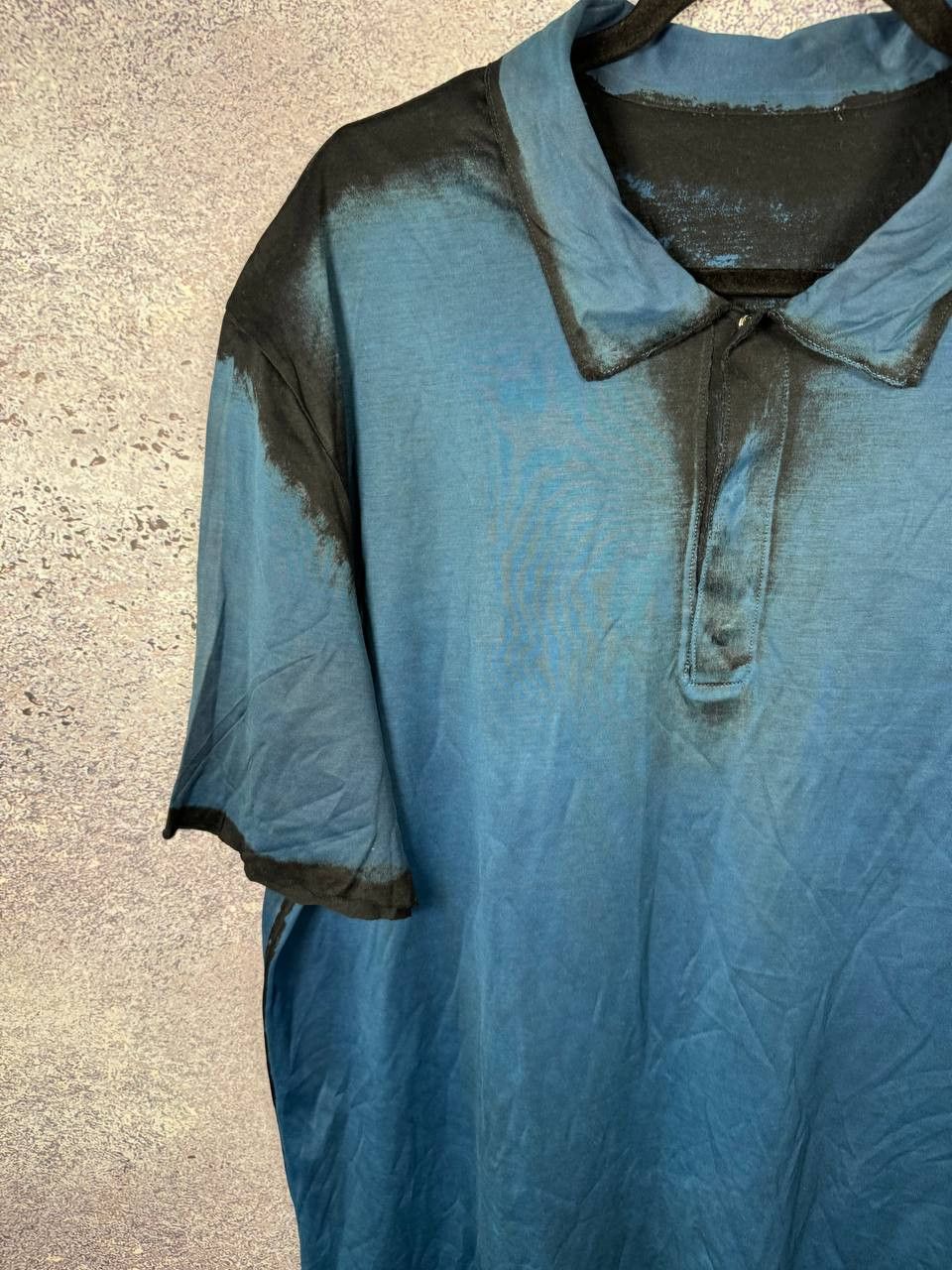 Prada Rare Archive Prada Garmen dye Polo T-Shirt y2k 2XL Size Size US XXL / EU 58 / 5 - 4 Thumbnail