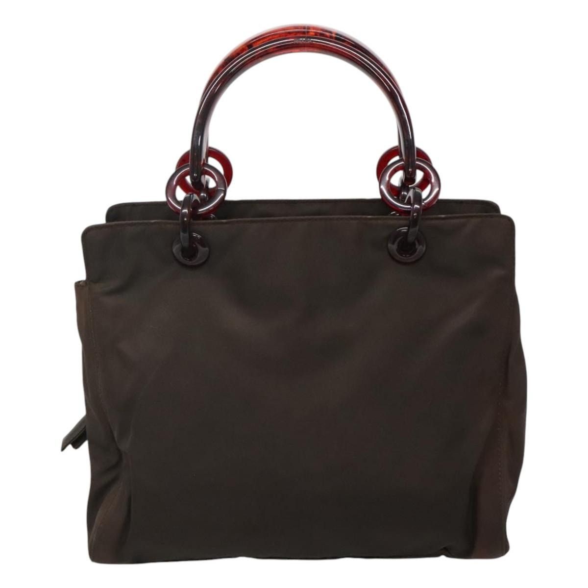 Prada PRADA Hand Bag Nylon Brown Size ONE SIZE - 2 Thumbnail