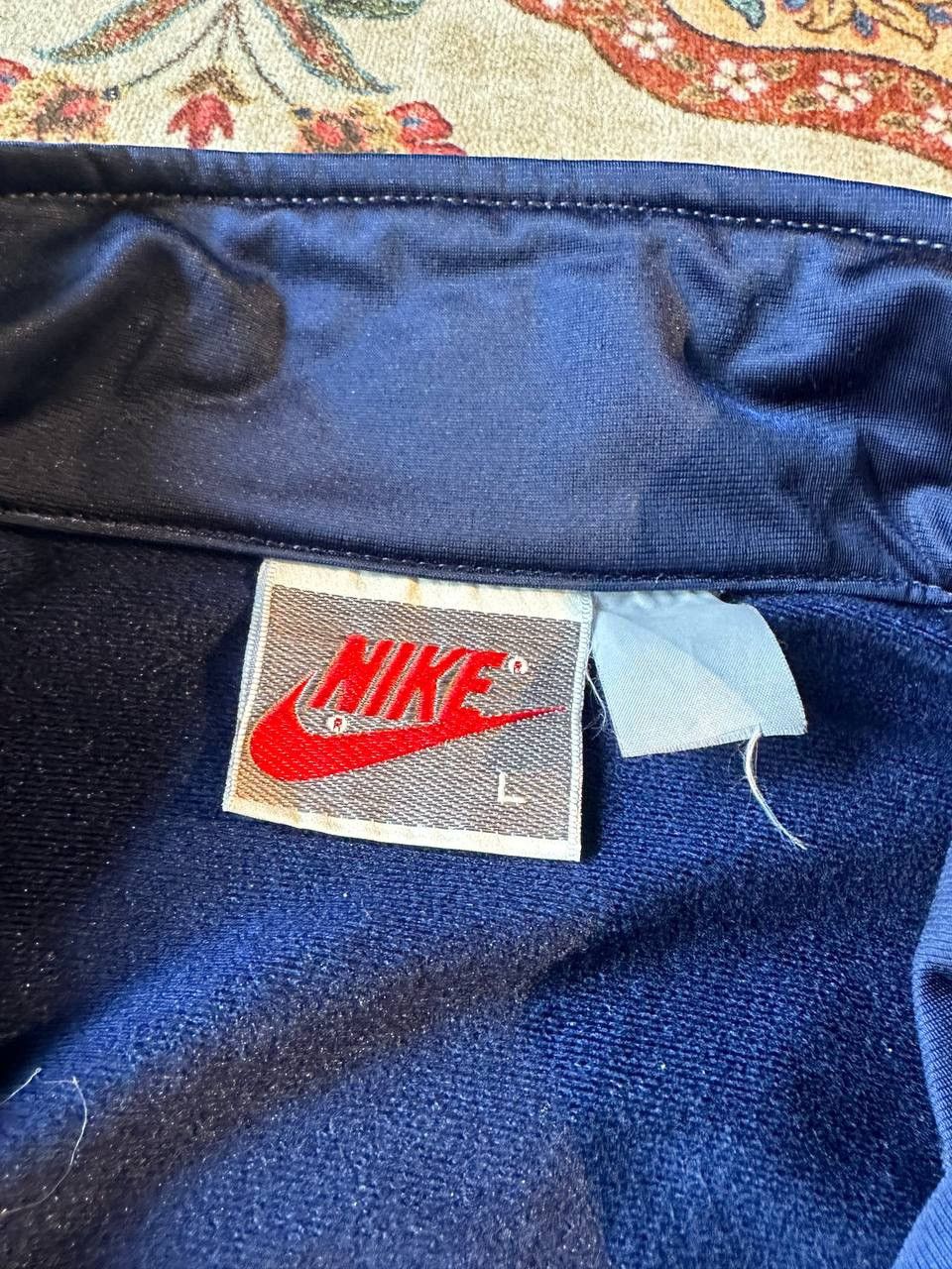 Nike × Vintage Vintage 80s Nike Lightweight Track Jacket Size US L / EU 52-54 / 3 - 5 Thumbnail