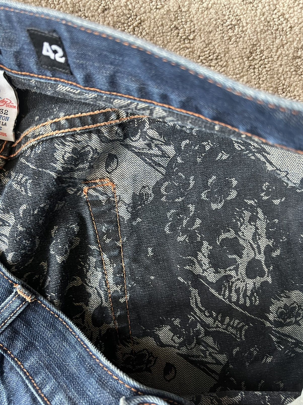 Christian Audigier × Ed Hardy Demon Tiger Lot 2007 Ed Hardy By Christian Antiger Size US 42 / EU 58 - 6 Thumbnail