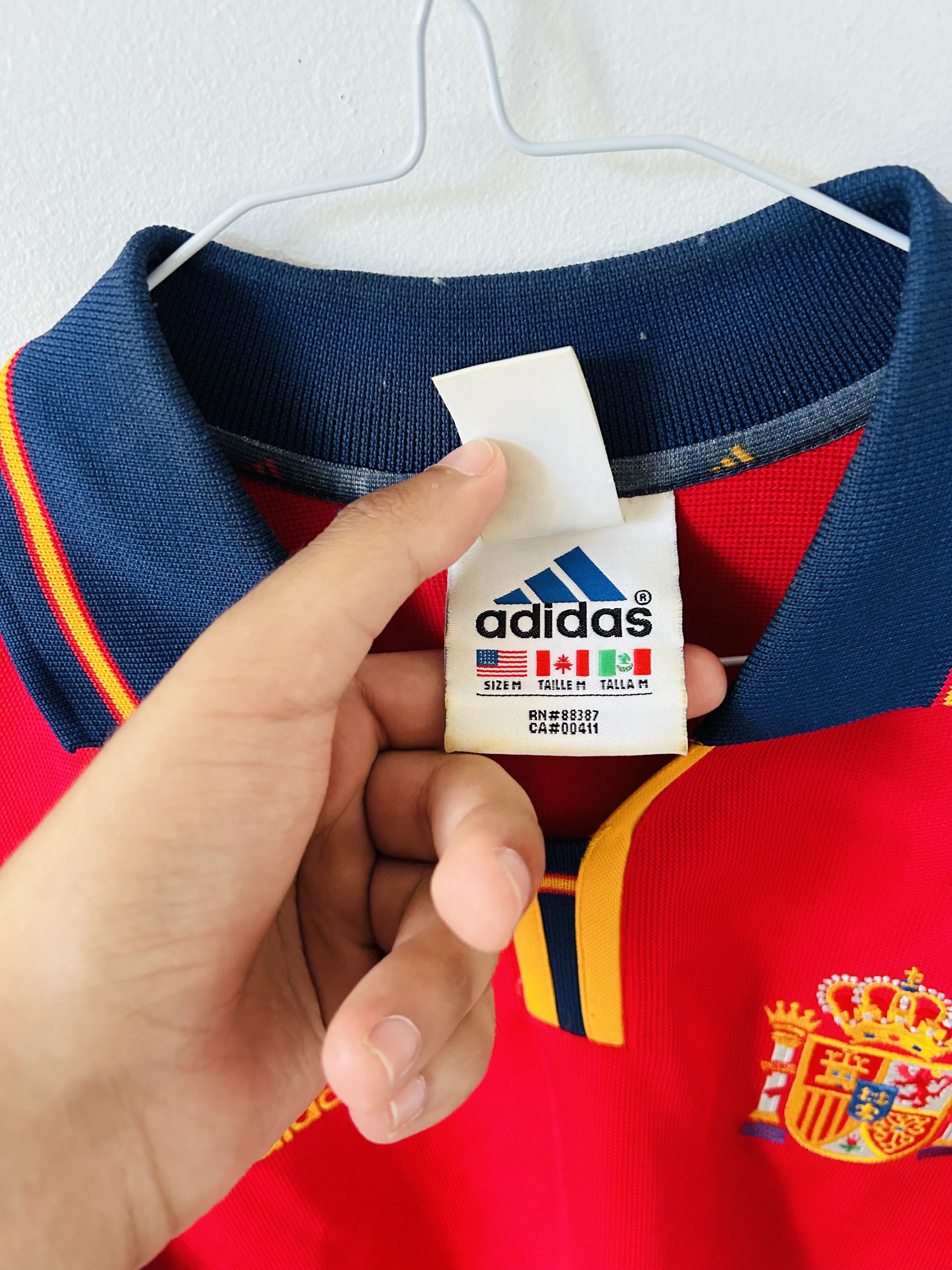 Adidas × Kappa × Vintage Spain 2000 home jersey Size US M / EU 48-50 / 2 - 5 Thumbnail