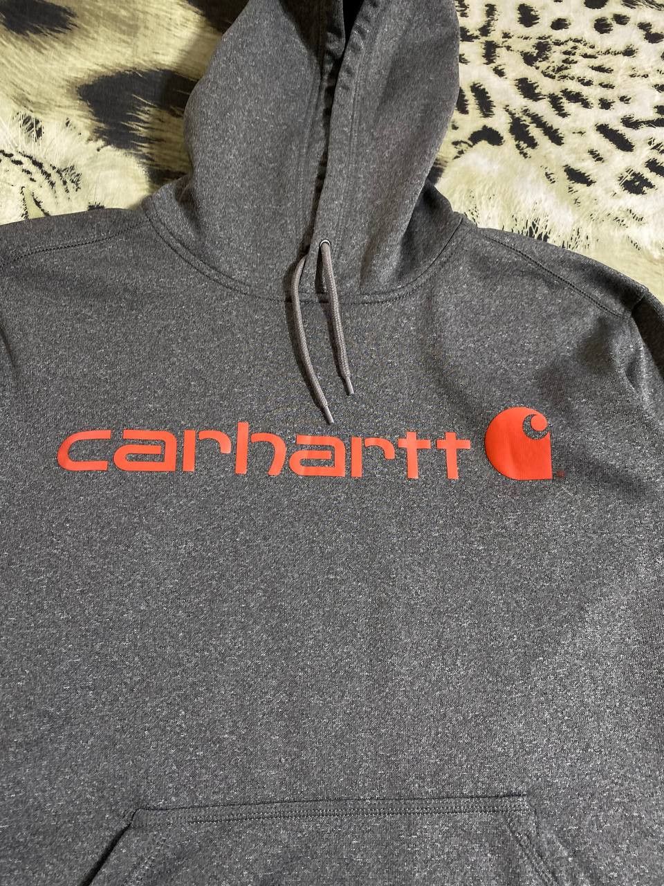 Carhartt × Vintage Crazy Rare Vintage Carhartt Gray Hooded Jacket Size Large Size US L / EU 52-54 / 3 - 10 Thumbnail