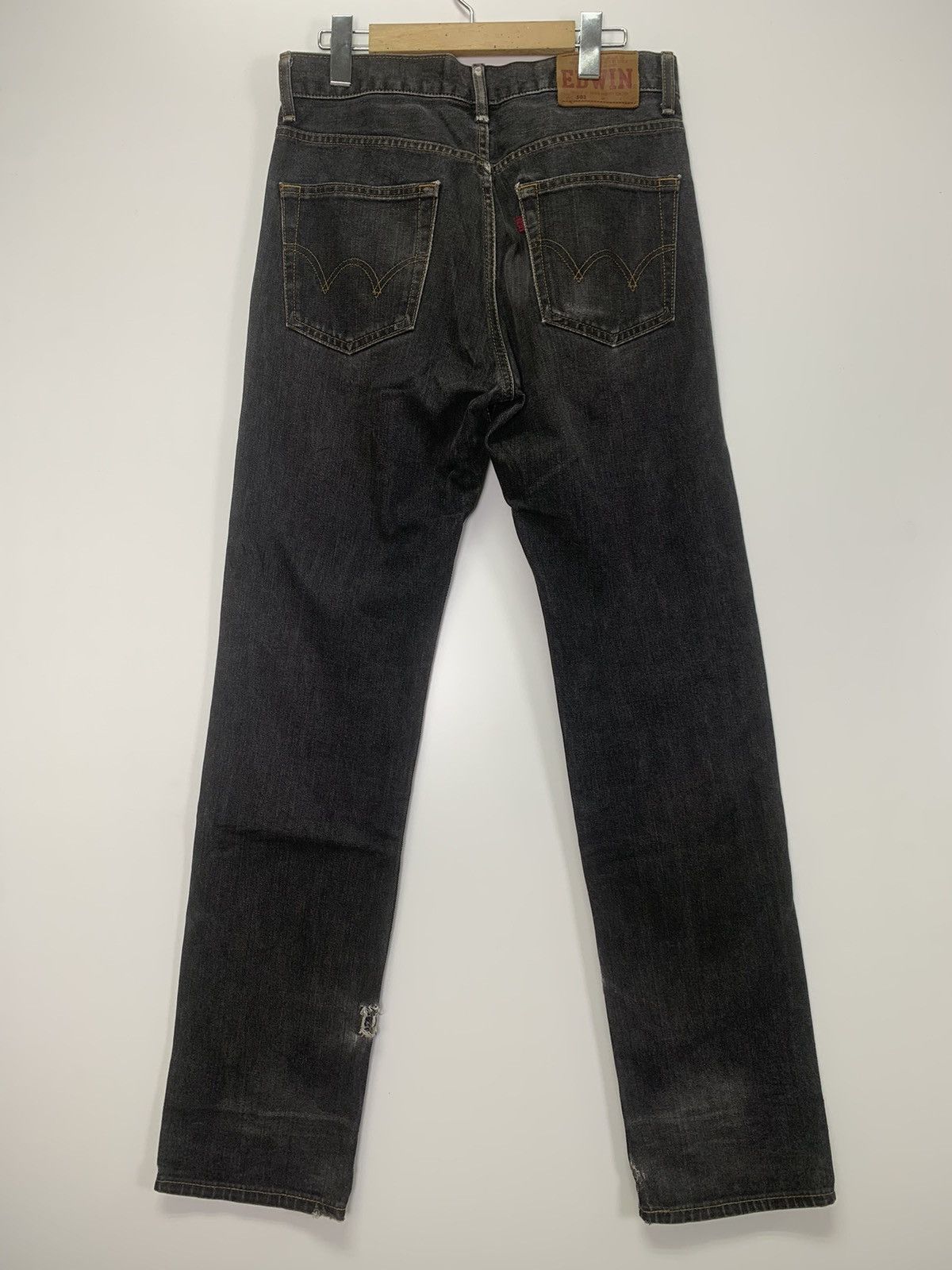 Edwin × Vintage Vintage Edwin black jeans Size US 30 / EU 46 - 8 Thumbnail