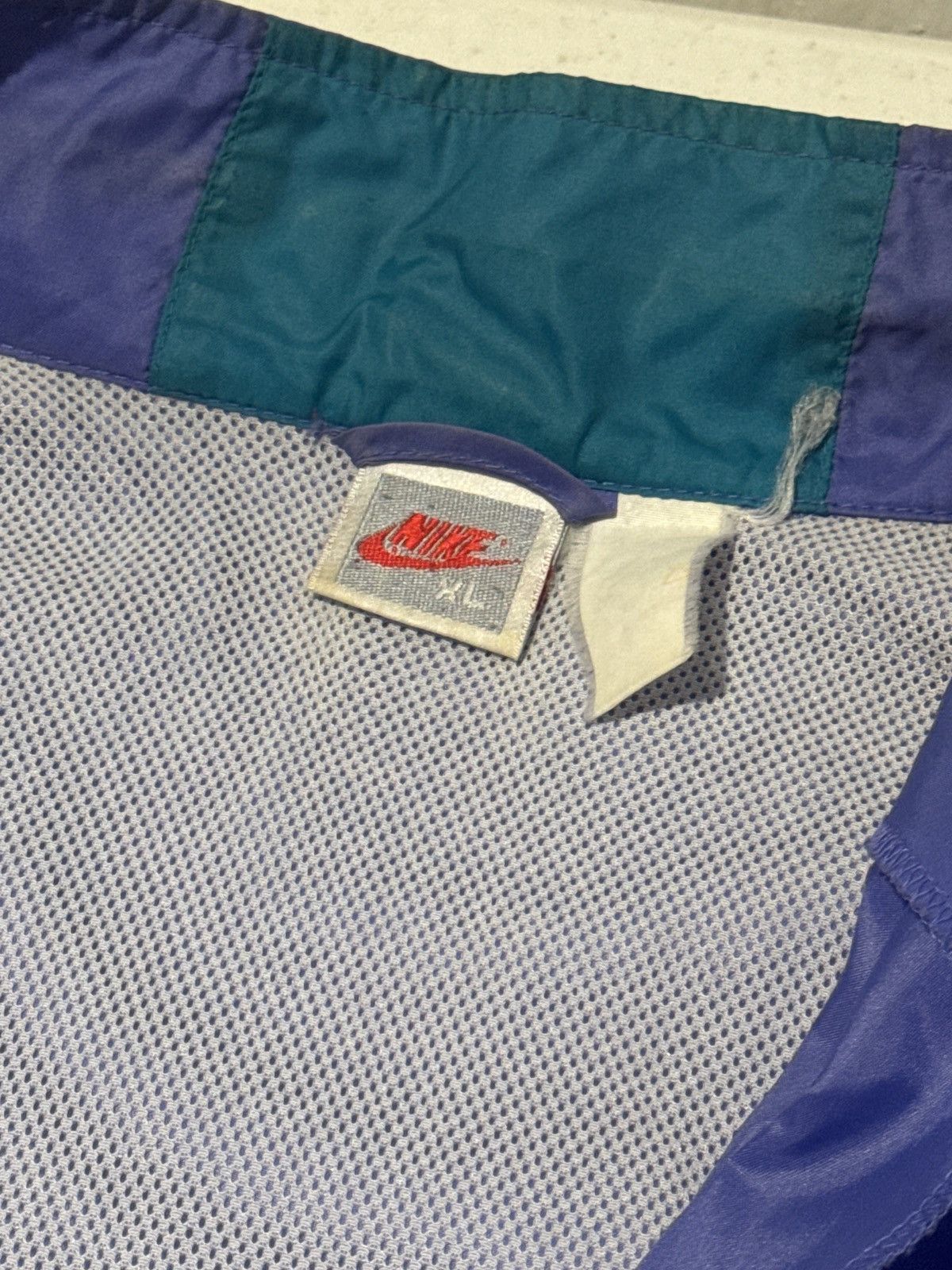 Nike Aqua Windbreaker Size US XL / EU 56 / 4 - 5 Thumbnail