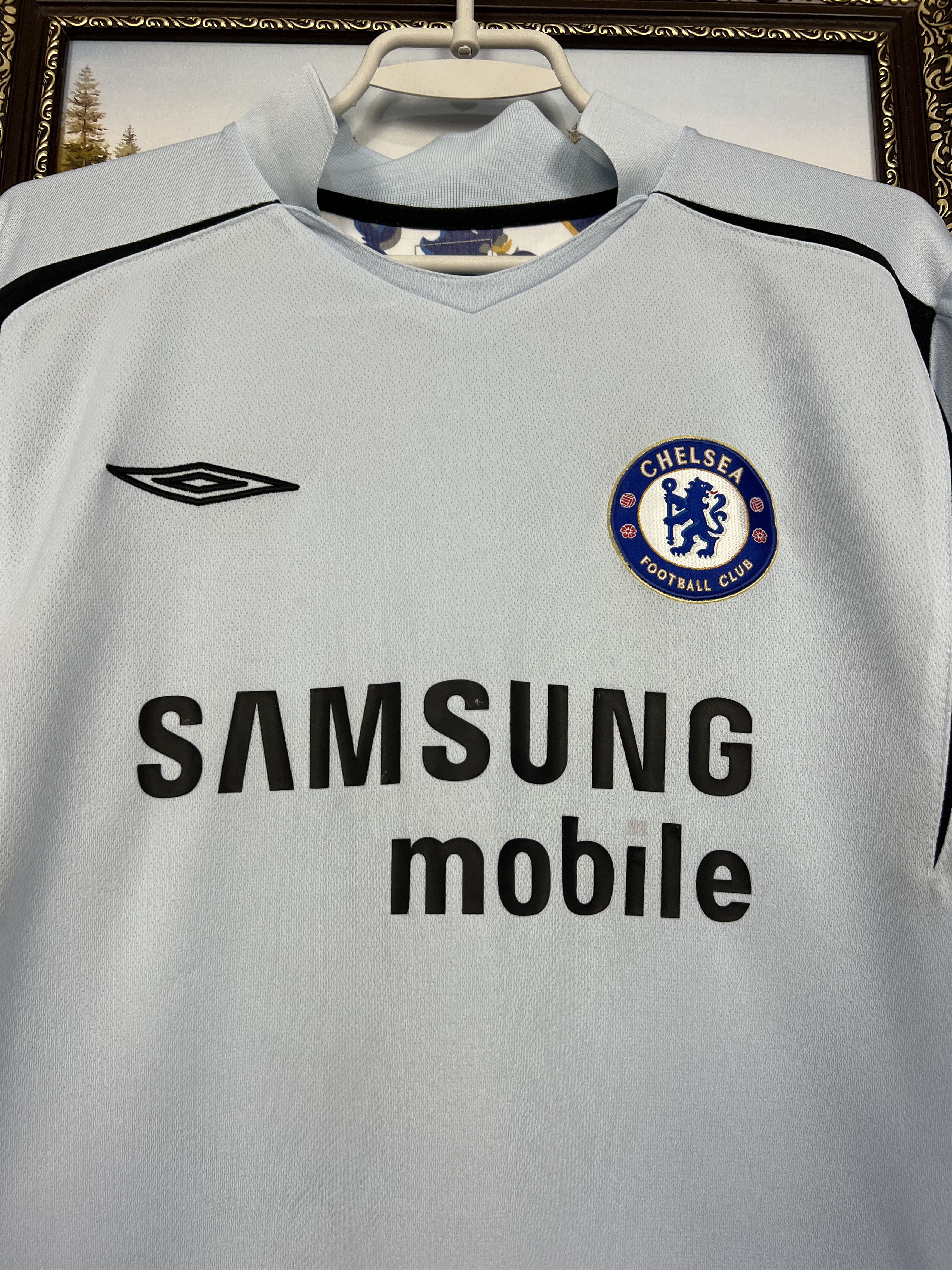 Umbro Chelsea Away football shirt 2005 Soccer #16 Robben Jersey Size US L / EU 52-54 / 3 - 3 Thumbnail