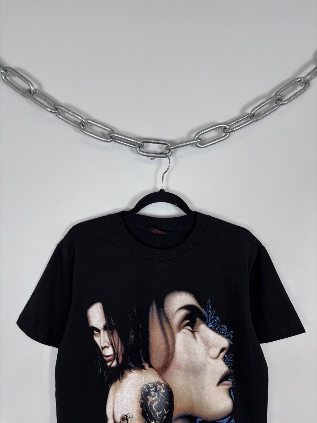 Band Tees Vintage HIM Big Logo Black Rock Band T-Shirt Tee Size US L / EU 52-54 / 3 - 2 Thumbnail