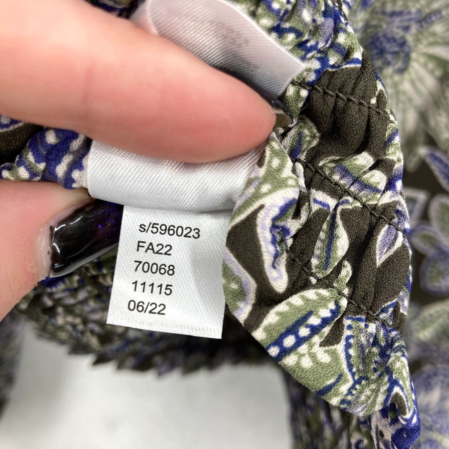 Loft LOFT Outlet Floral Blouse Ruffle Shoulder Women's M Mock Neck Boho Chic NWT Blouse Size M / US 6-8 / IT 42-44 - 7 Thumbnail