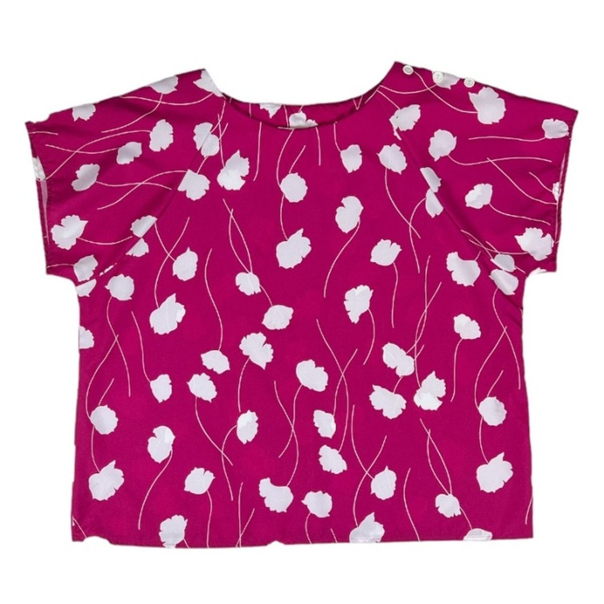 NBDN Nobrandedon Society Hill Floral Top in Pink/White | Size XL Size XL / US 12-14 / IT 48-50 - 1 Thumbnail
