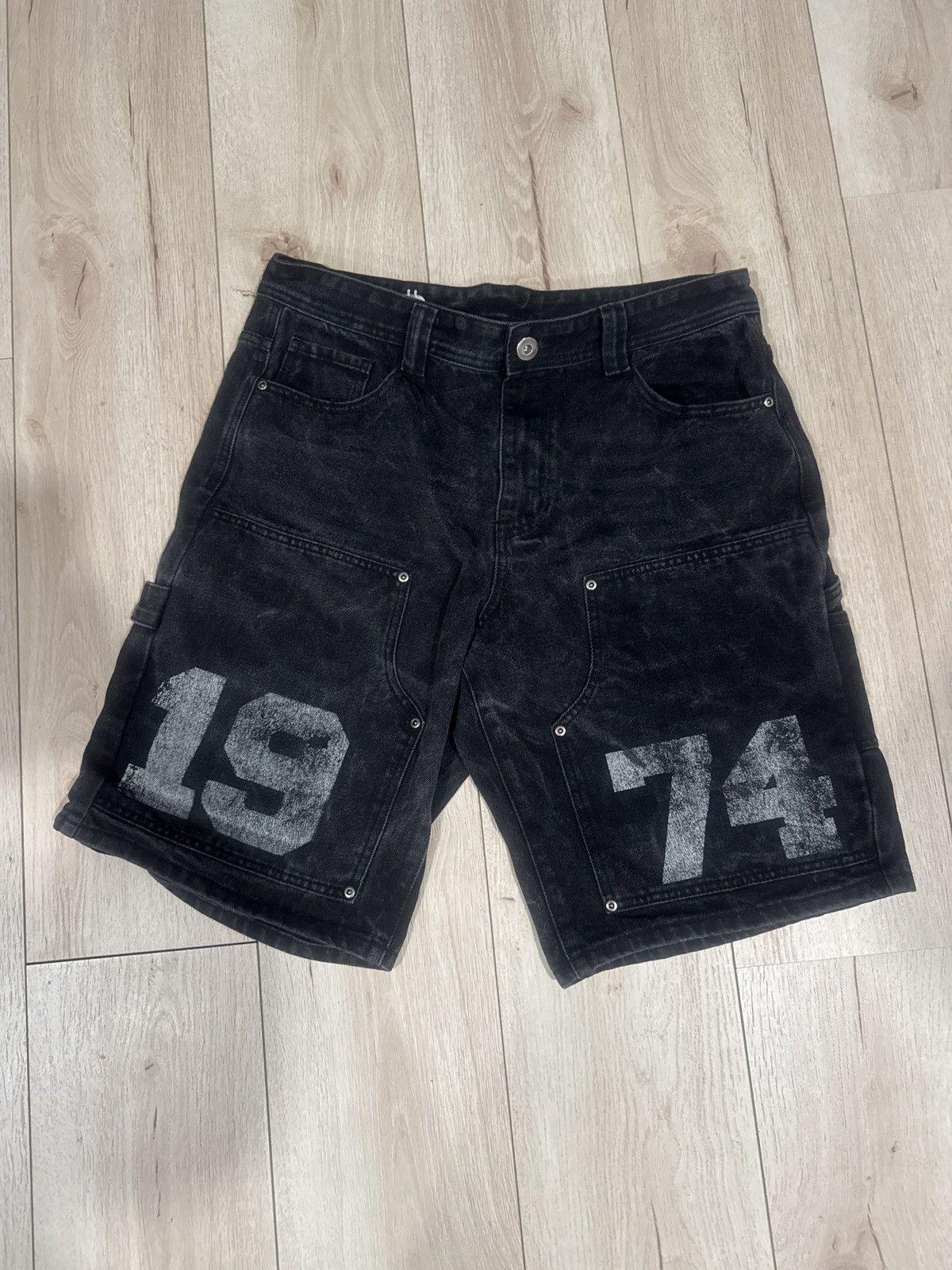 Other 74 IS WAR Carpenter Denim Shorts Size US 34 / EU 50 - 1 Thumbnail
