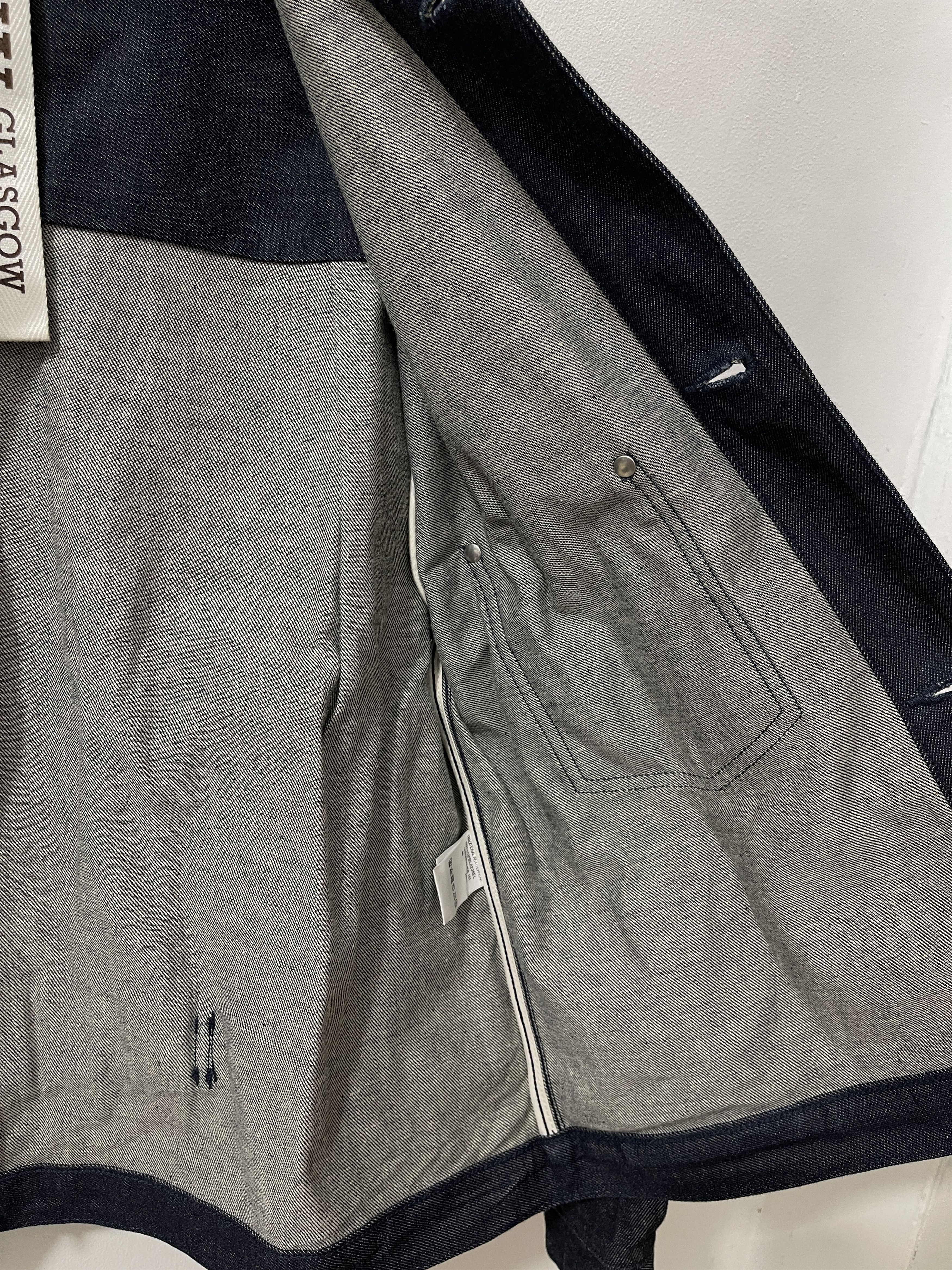Traditional Weatherwear TWW Glasglow Scotland Type 1 Raw Denim Jacket Size US M / EU 48-50 / 2 - 9 Thumbnail