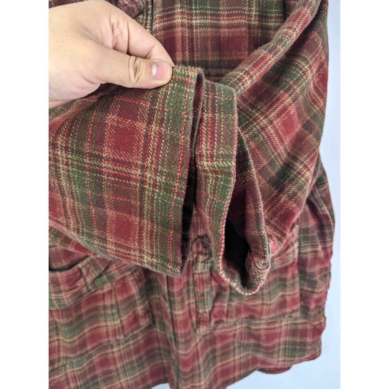 Orvis Orvis Big Bear Flannel Shirt Jacket Heavyweight Cotton Plaid 2XL Red Mens 1312517 Size US XXL / EU 58 / 5 - 3 Thumbnail