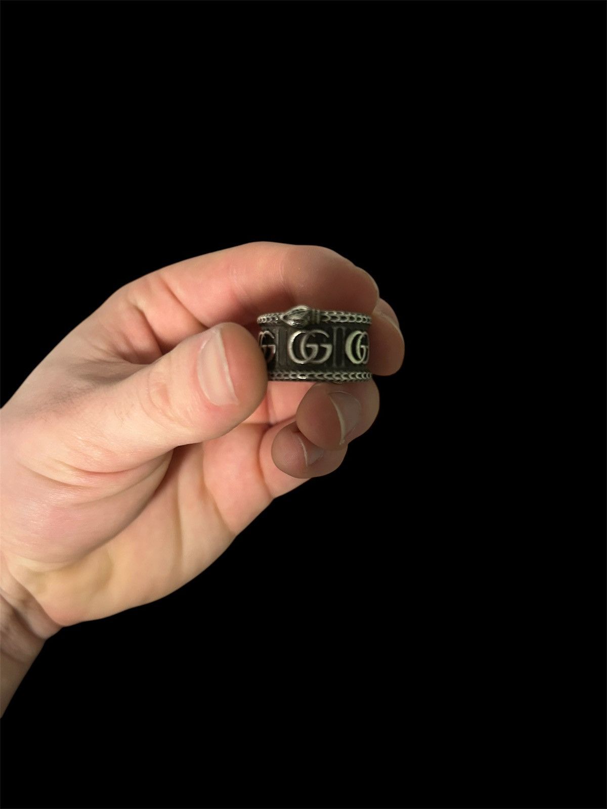 Gucci Gucci 925 Silver Snake Ring Size 19 Size ONE SIZE - 1 Thumbnail