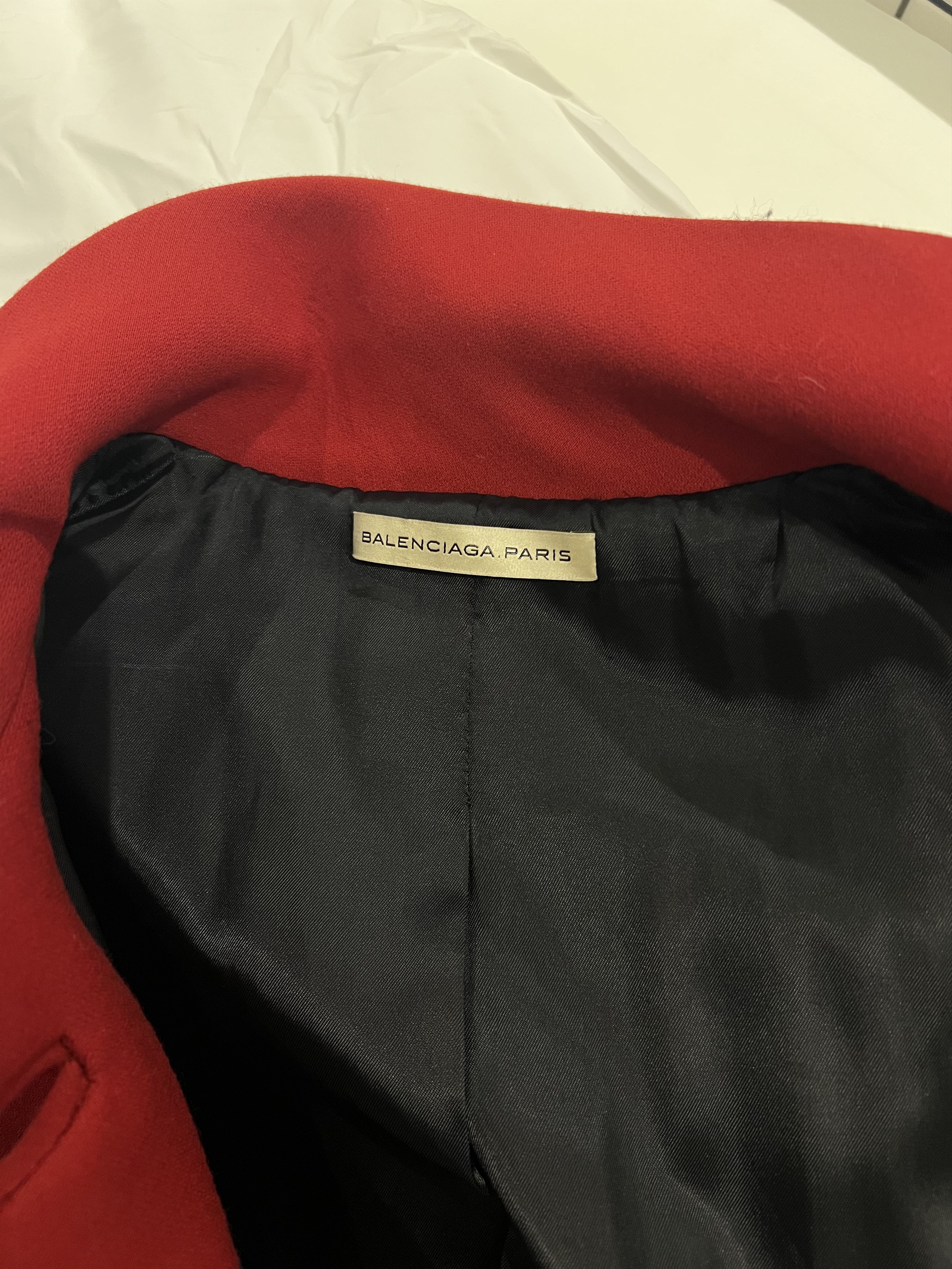 Balenciaga Balenciaga by Nicolas Ghesquière Red Coat ( FW Collection) Size S / US 4 / IT 40 - 5 Thumbnail