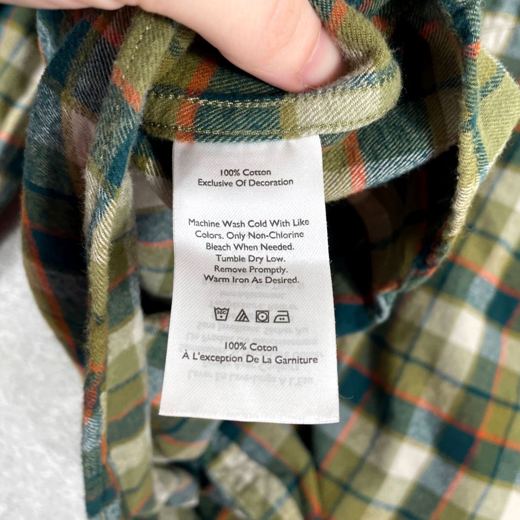 Eddie Bauer Eddie Bauer Flannel Shirt Mens 2XL Green Plaid Button-Down Outdoor Workwear Shirt Size US XXL / EU 58 / 5 - 5 Thumbnail