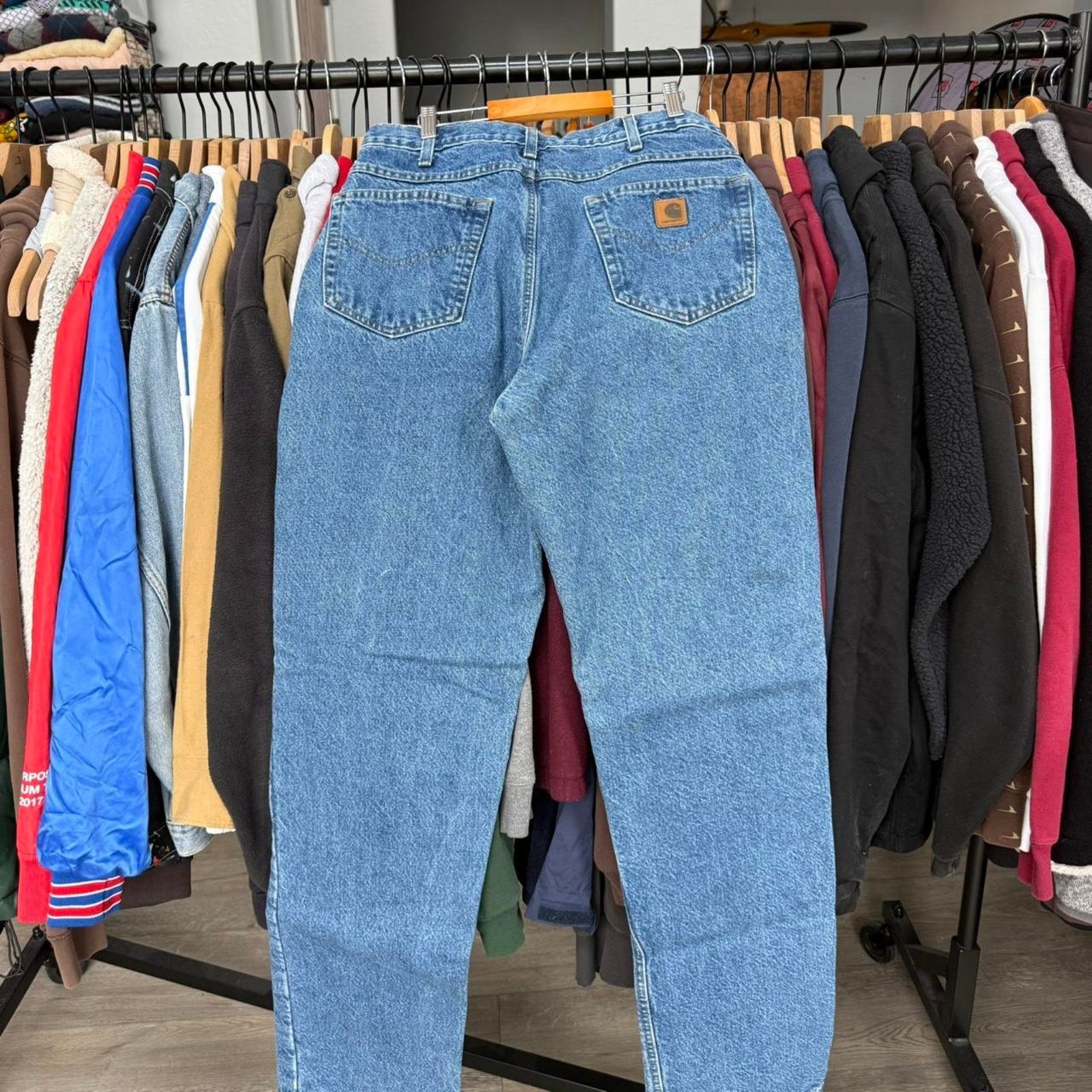 Carhartt Vintage 05 Carhartt Flannel Lined Jeans With Blue lining Size US 32 / EU 48 - 6 Thumbnail