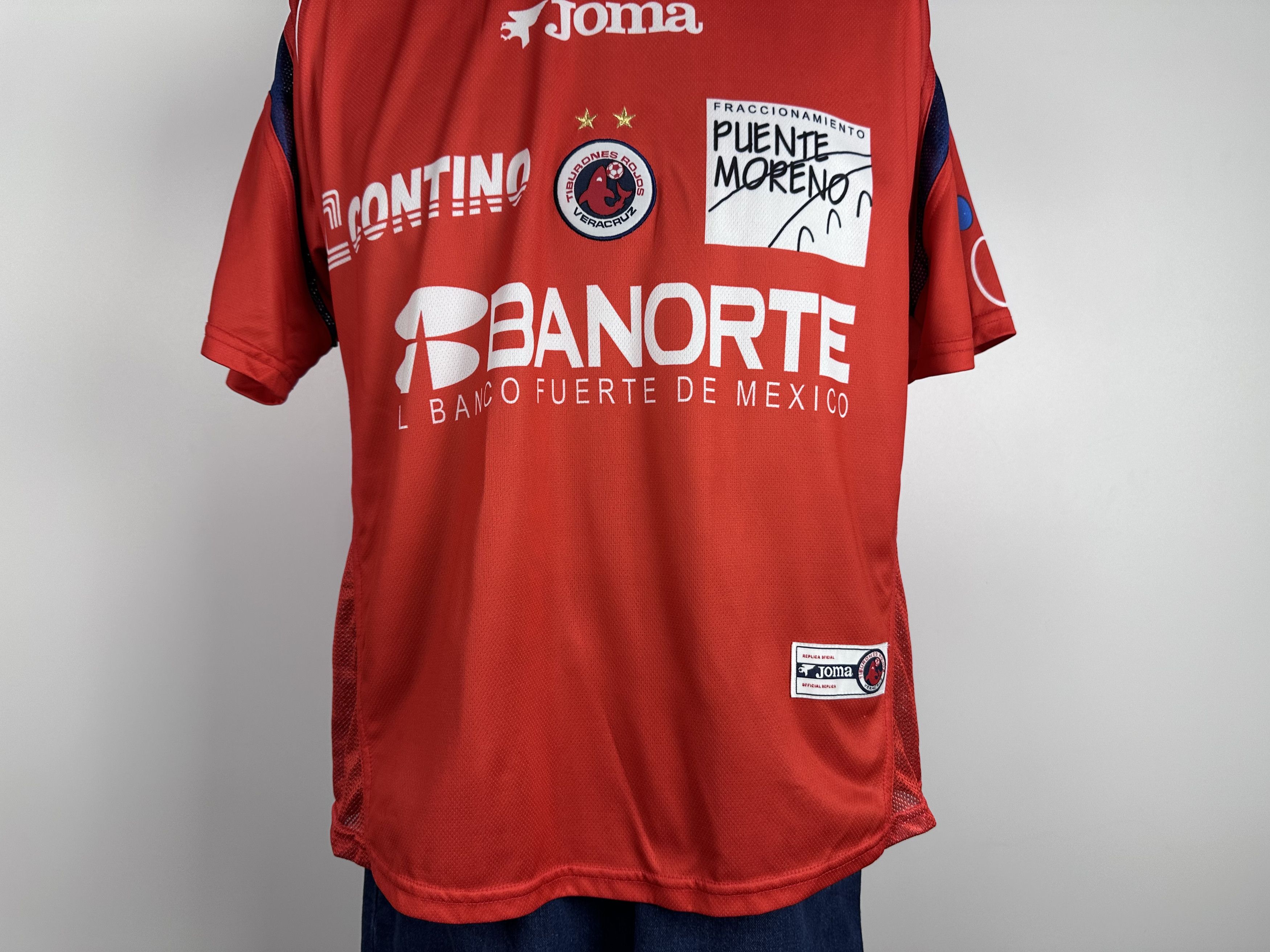 Joma Tiburones 2005 2006 home Football Shirt Soccer Jersey Joma Size US M / EU 48-50 / 2 - 3 Thumbnail