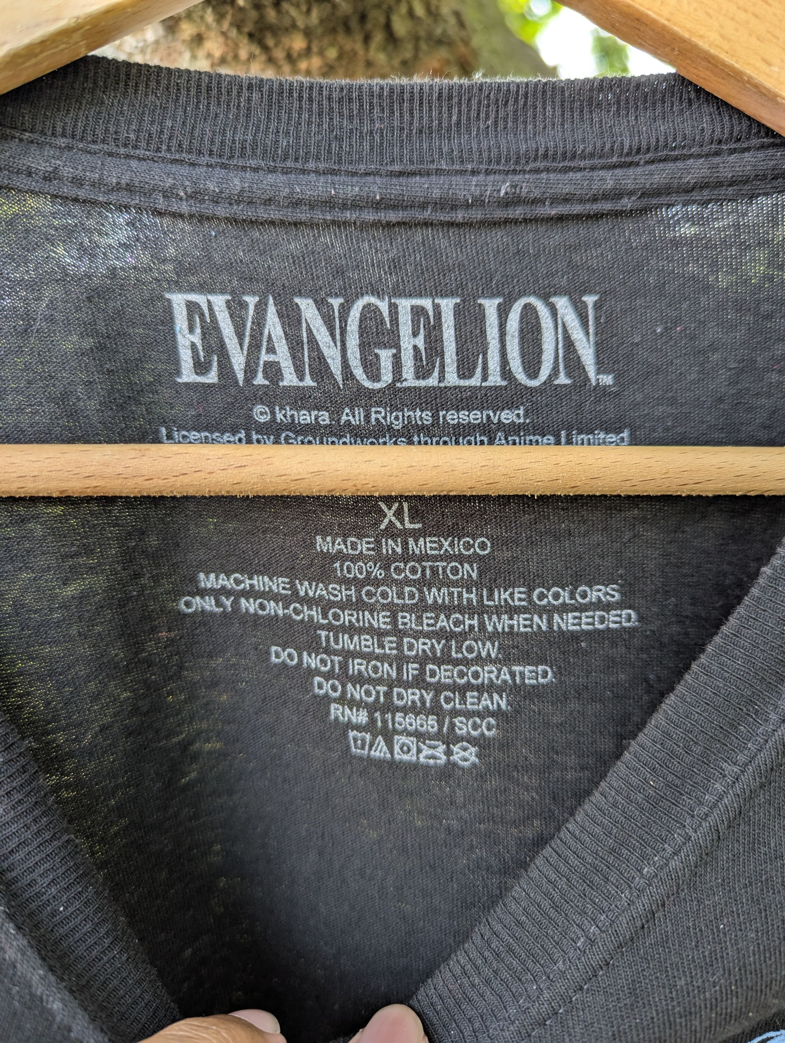Anime Neon Genesis Evangelion Rei Ayanami Asuka Shikinami Tshirt Size US XL / EU 56 / 4 - 3 Thumbnail