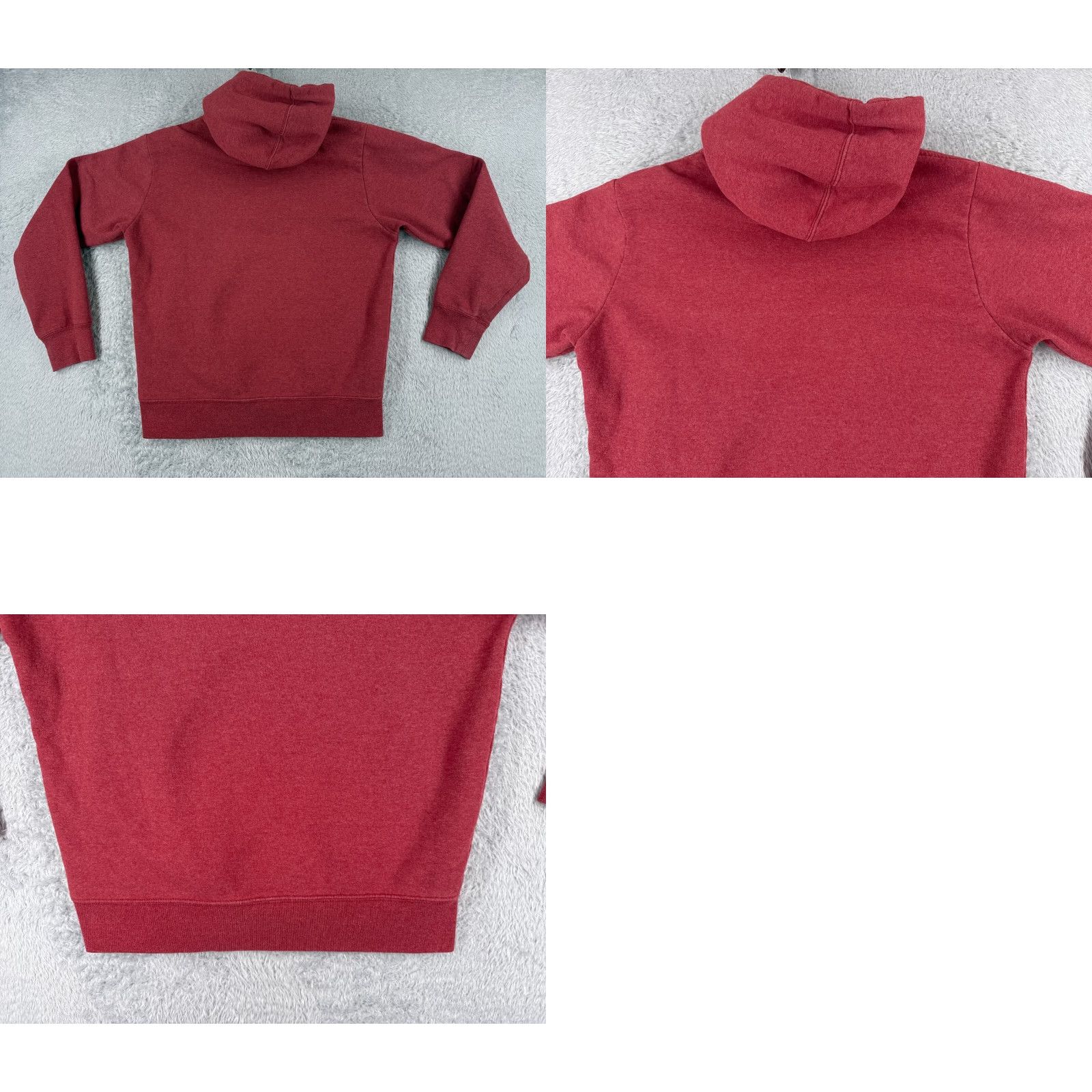 The North Face The North Face Men Hoodie Sweatshirt Pullover Red M Cotton Jersey Pocket Logo Regular Size - Shirt? Size US M / EU 48-50 / 2 - 9 Thumbnail