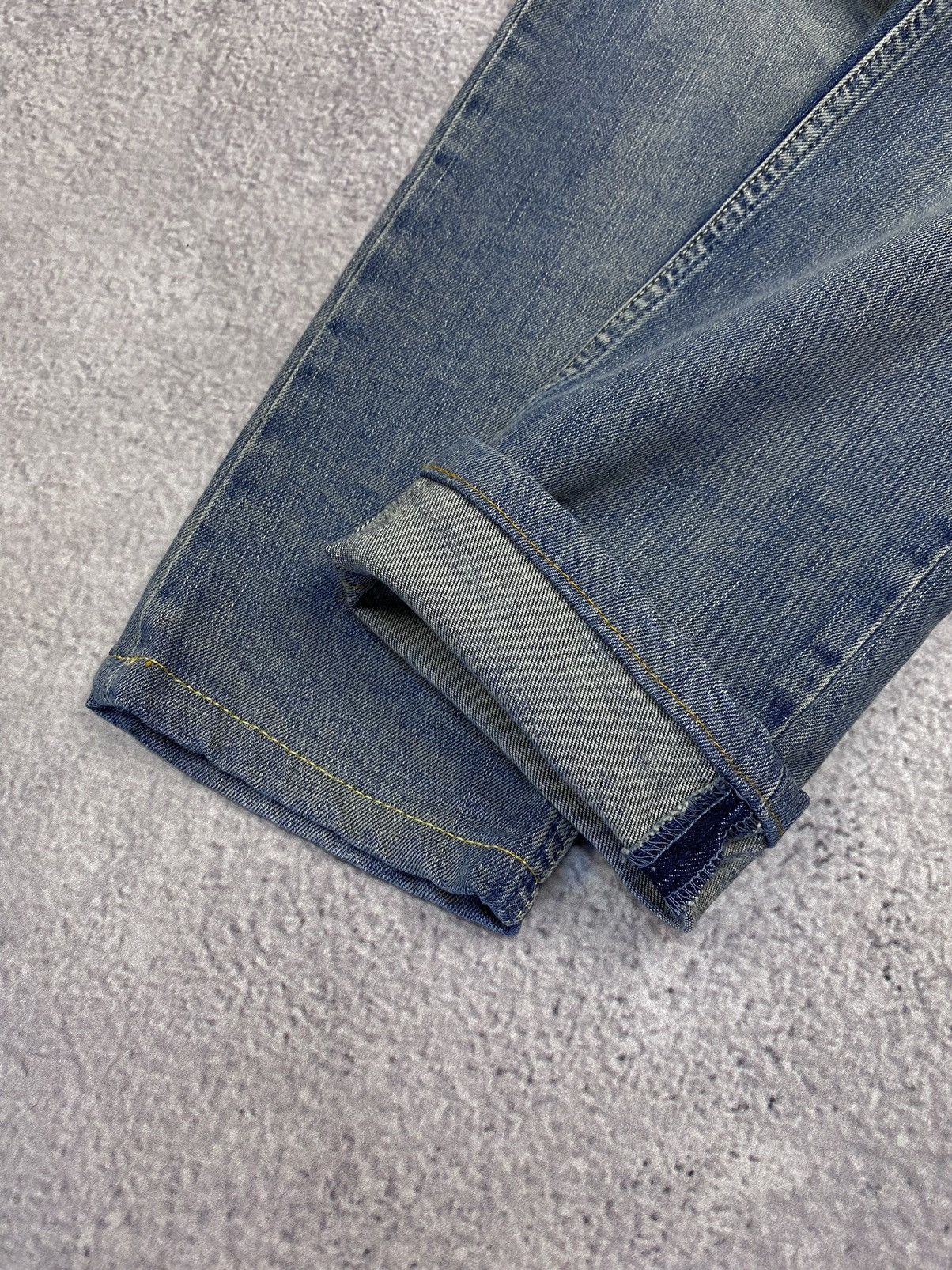Allsaints AllSaints Dak Cigarette Blue Distressed Jeans Size US 30 / EU 46 - 4 Thumbnail