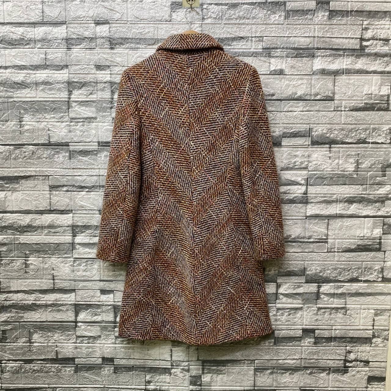 Max Mara MAX MARA TWEED KNITTED LONG COAT Size XS / US 0-2 / IT 36-38 - 7 Thumbnail