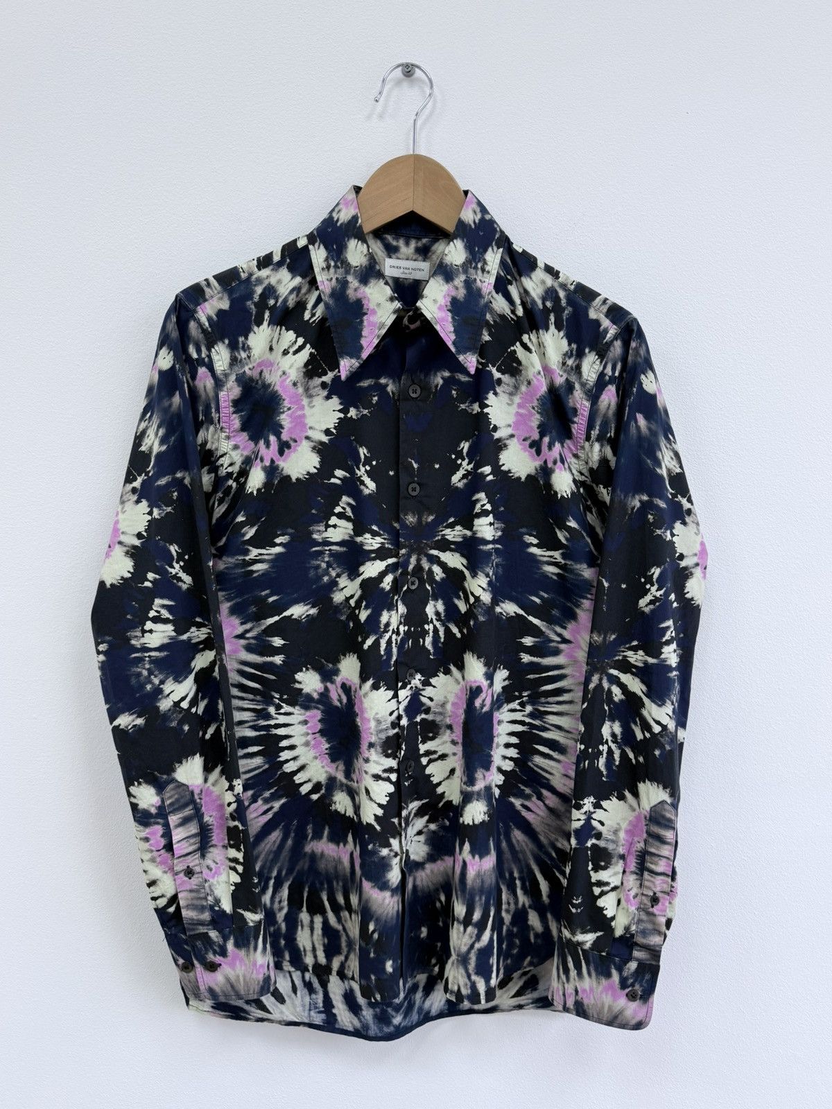 Dries Van Noten Dries Van Noten Tie Dye Button Up Shirt Size US M / EU 48-50 / 2 - 1 Thumbnail