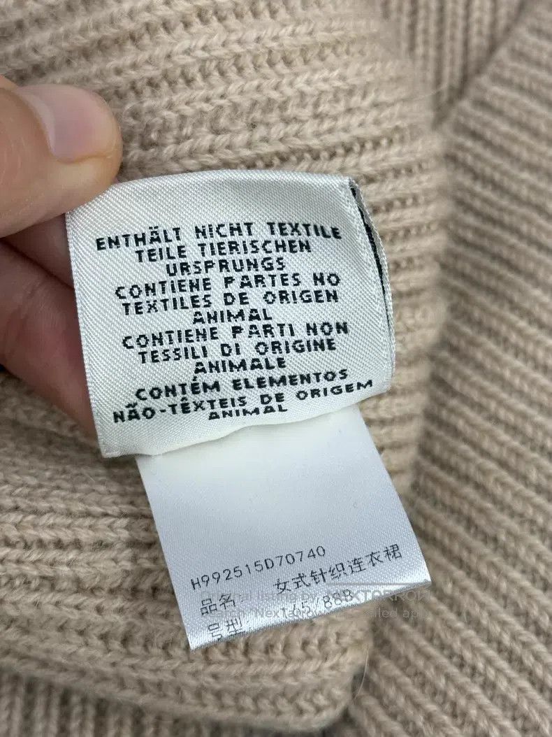 Hermes Hermes Camel hair side button knitted dress Size S / US 4 / IT 40 - 6 Thumbnail