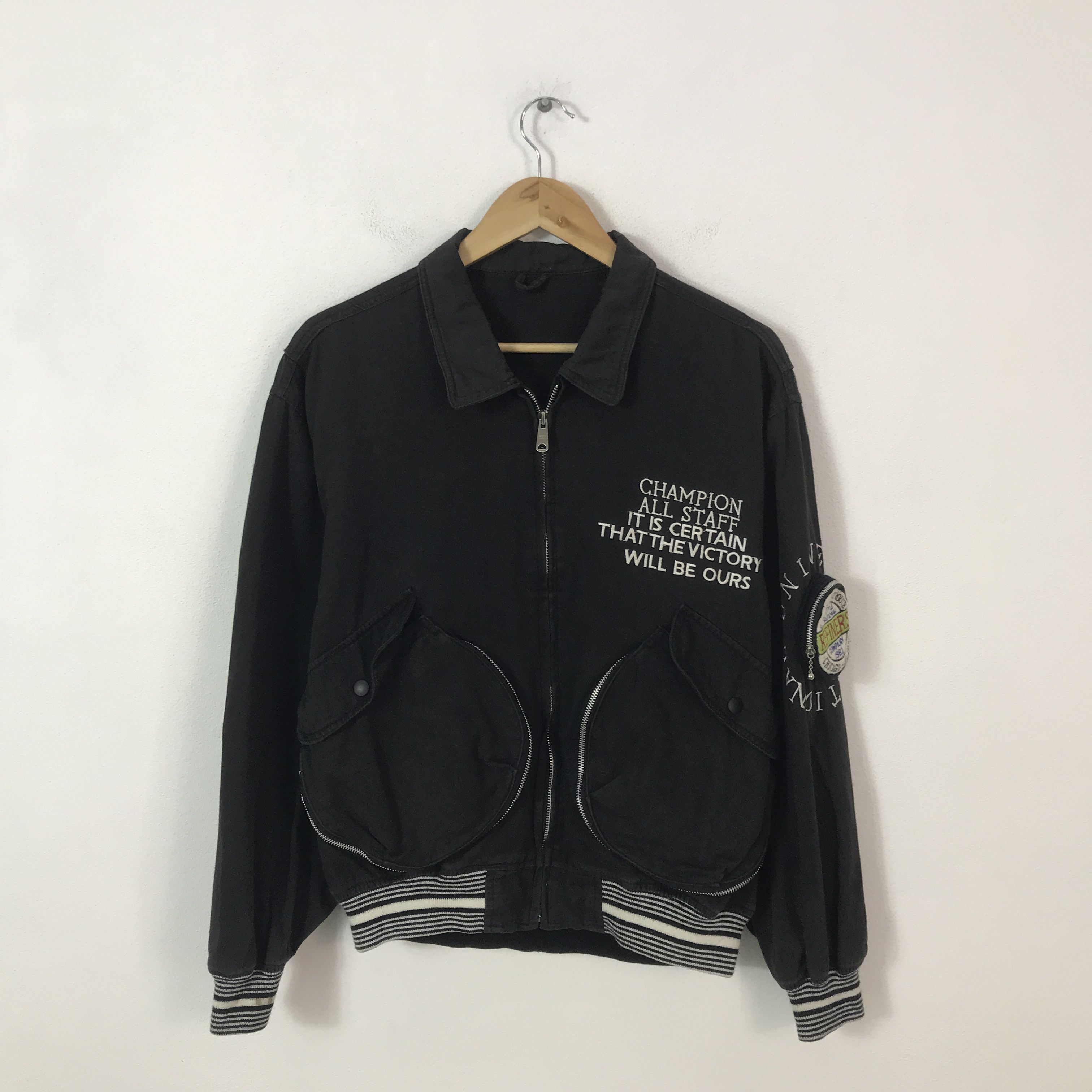 Japanese Brand Vintage Off Road Spirit Live Bmberes Jacket cutton K63B4 Size US L / EU 52-54 / 3 - 1 Thumbnail