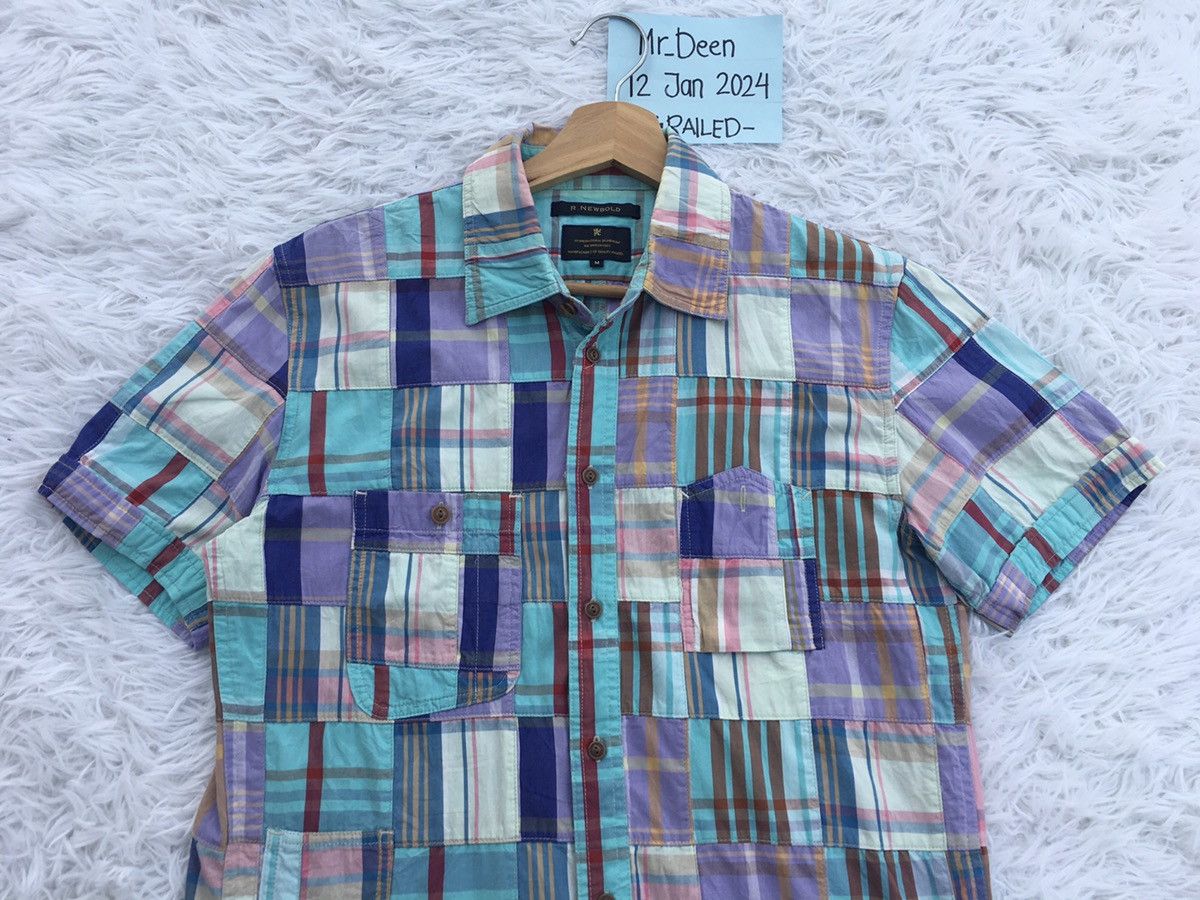 R.Newbold Rare Vintage R. Newbold Checkered Collar Shirt Size US M / EU 48-50 / 2 - 6 Thumbnail