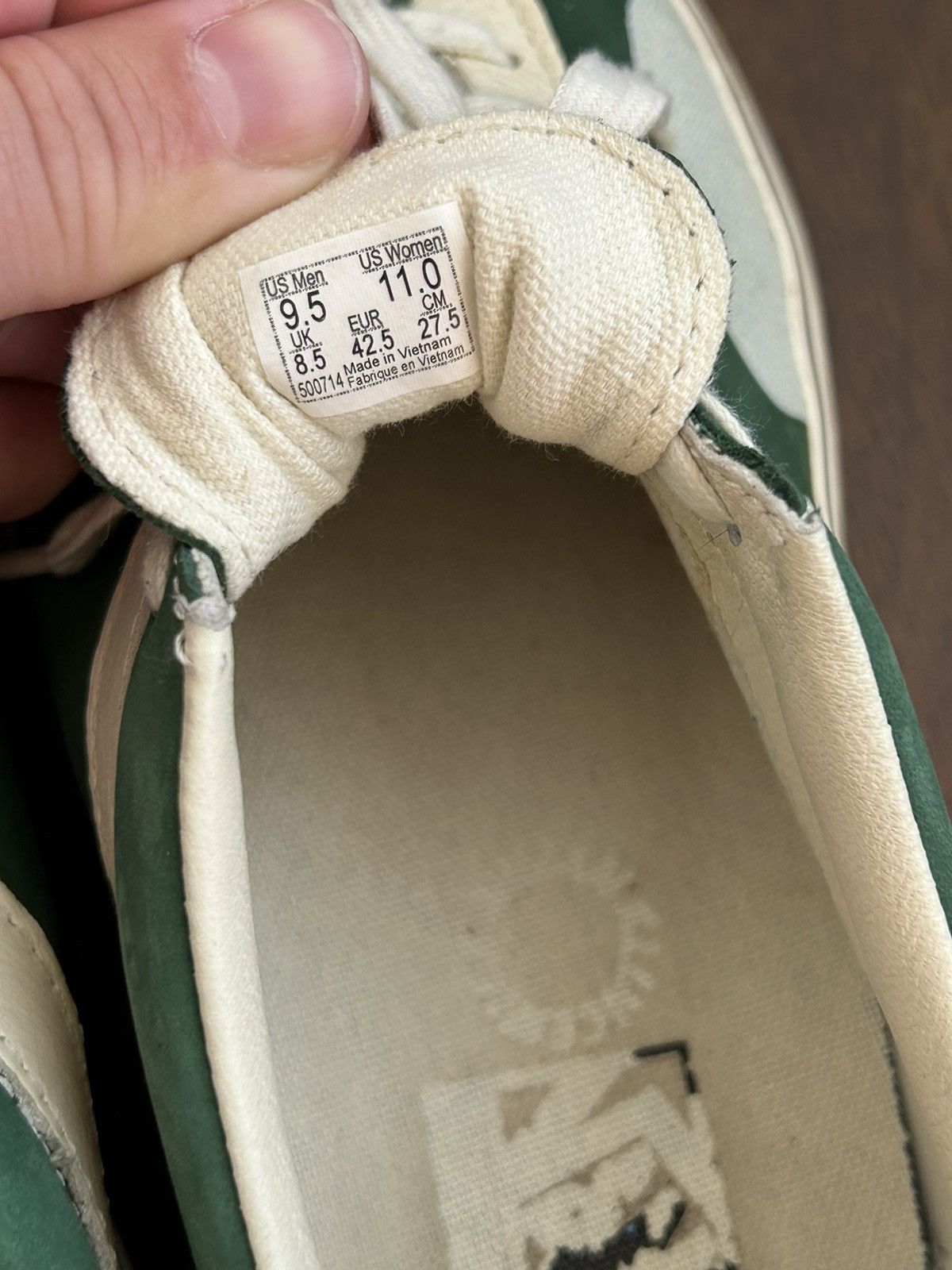 Vans VANS green shoe Size US 9.5 / EU 42-43 - 6 Thumbnail