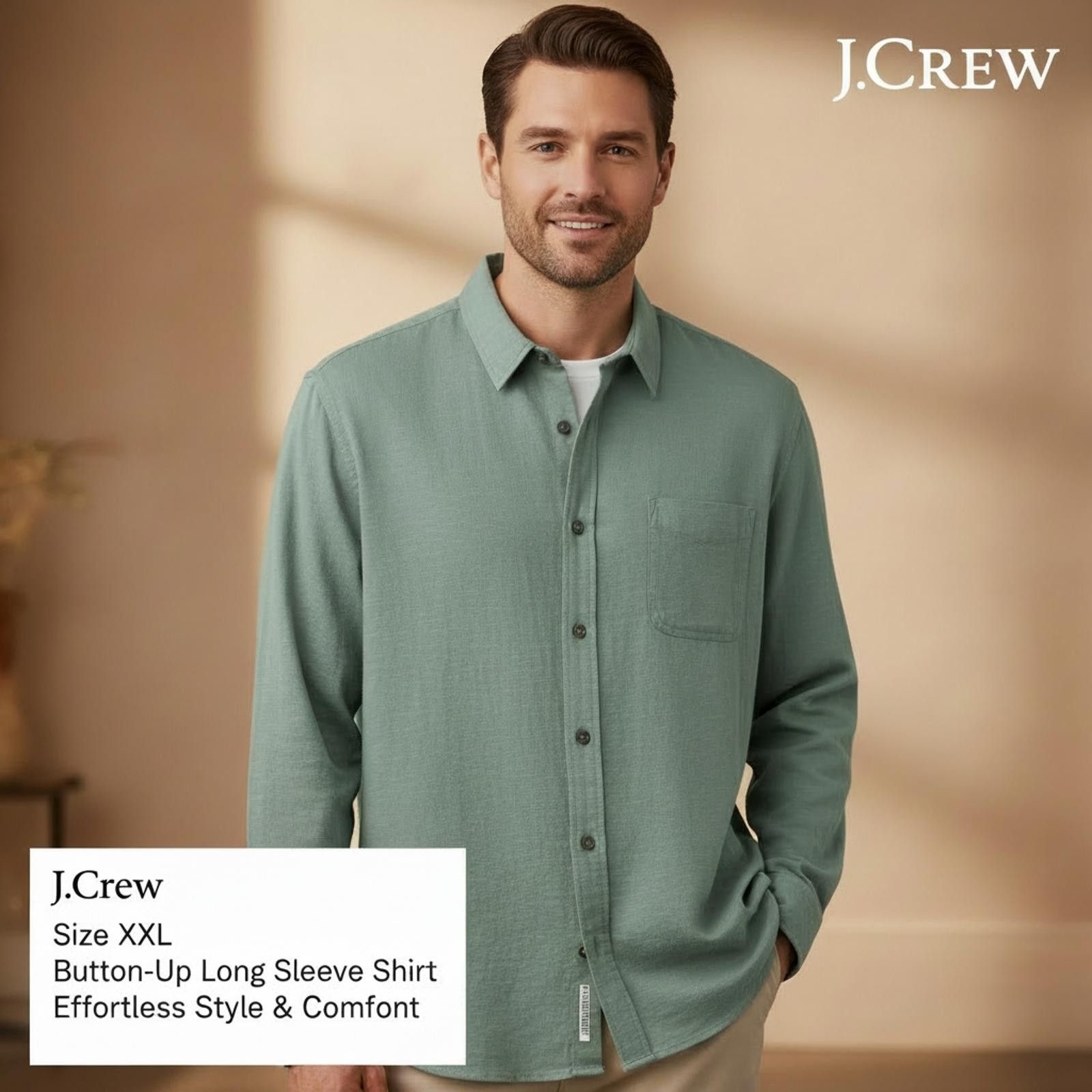 J.Crew J.Crew The Perfect Fit Men's Casual Shirt XXL Size US XXL / EU 58 / 5 - 1 Thumbnail