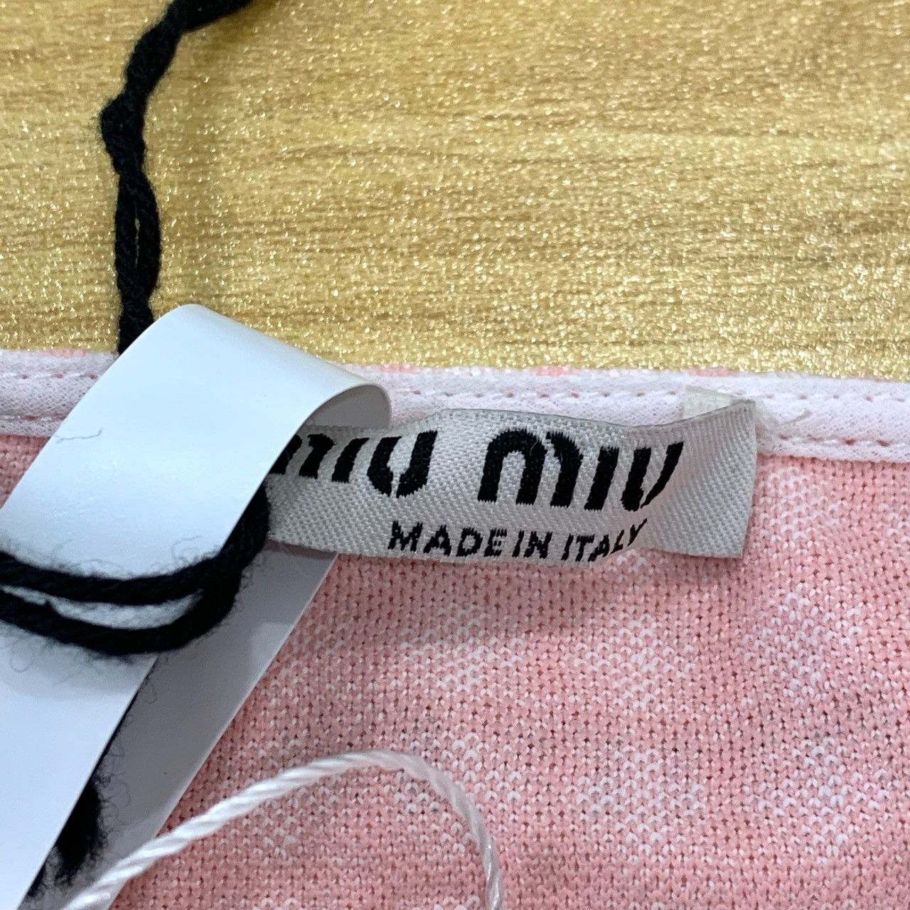 Miu Miu Miu Miu Pink Checkered Round Neck Short-Sleeve T-Shirt Size S / US 4 / IT 40 - 6 Thumbnail