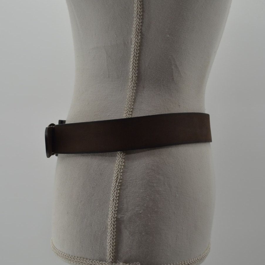 Other American Bison Brown Leather Belt Durable Mens Classic Sz 32 Size 32 - 7 Thumbnail