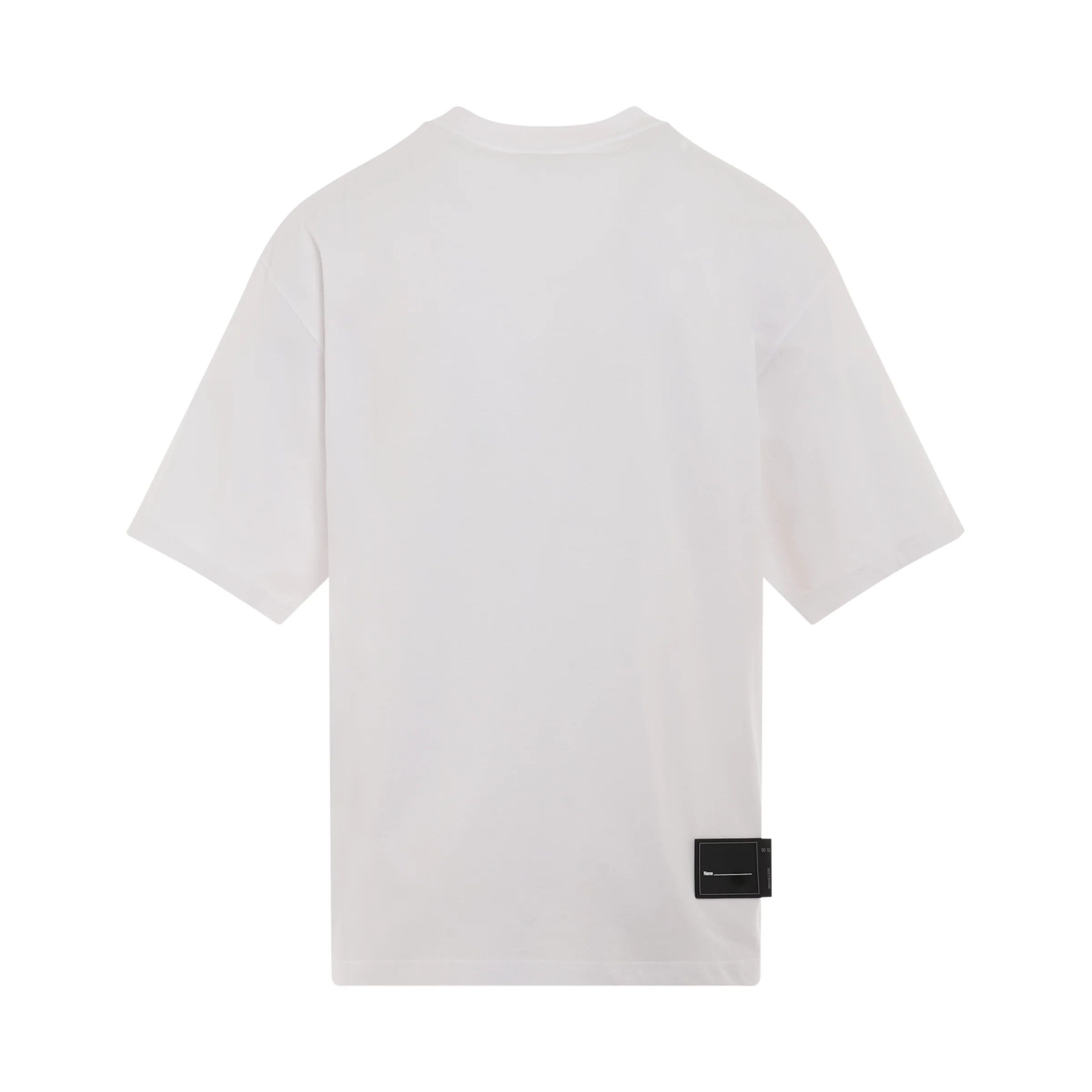 WE11DONE o1mris0824 T-Shirt in White Size US S / EU 44-46 / 1 - 4 Thumbnail