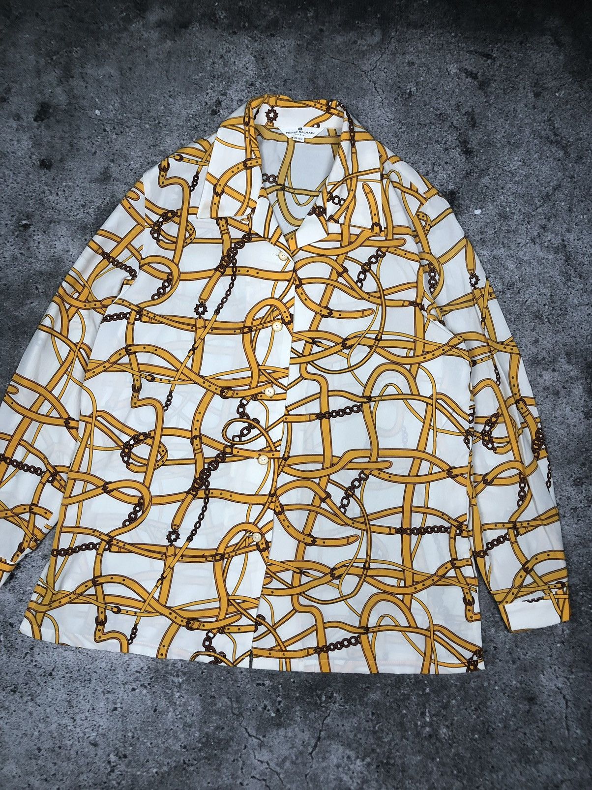 Pierre Balmain Pierre Balmain Silk Button Shirt Size US M / EU 48-50 / 2 - 1 Thumbnail