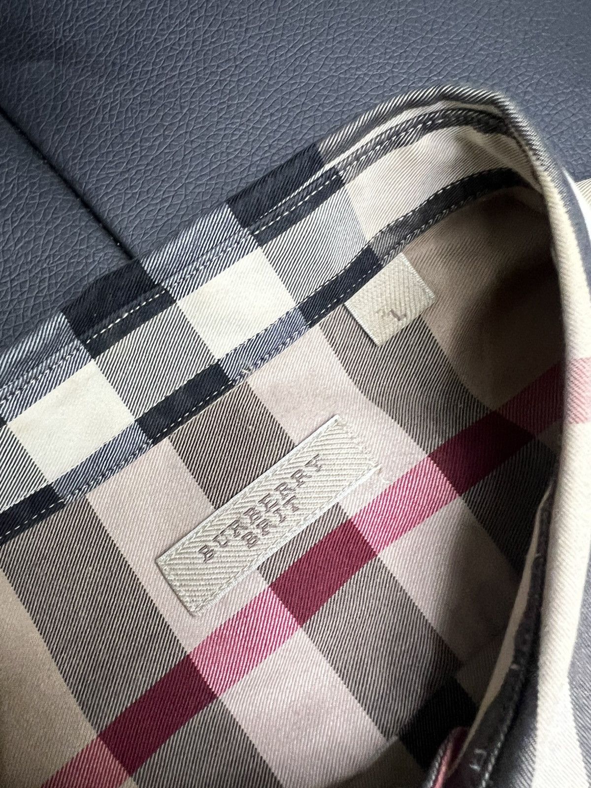 Burberry Burberry Beige Nova Check Cotton Button Up Size Large Size US XL / EU 56 / 4 - 3 Thumbnail