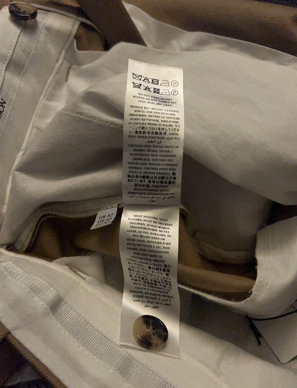 JW Anderson JW Anderson Calvary Twill Front Pleat Trousers Size US 42 / EU 58 - 8 Thumbnail