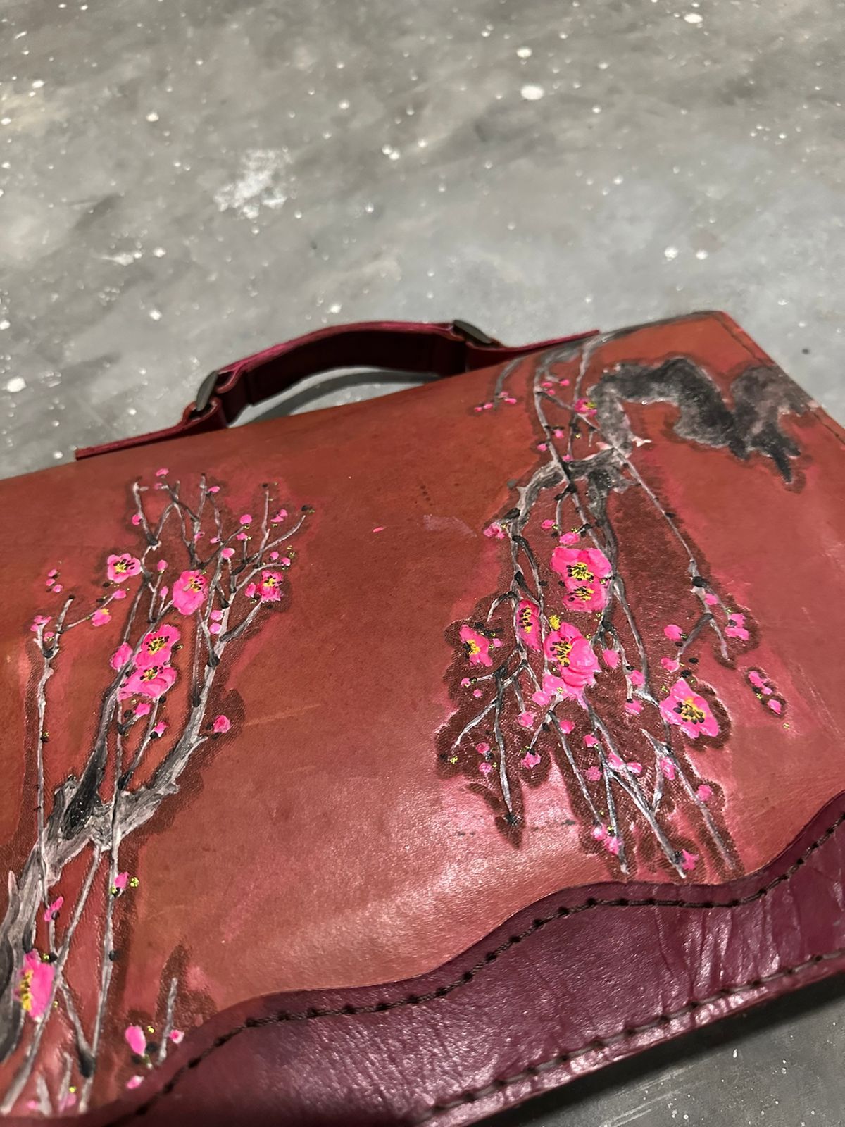 Beautiful Art Leather Bag