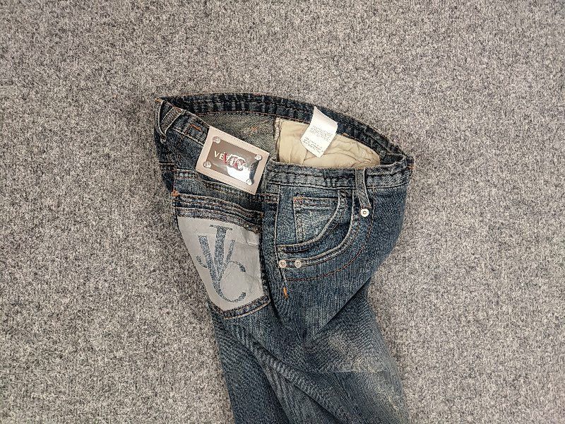Versace Jeans Couture Vintage 90's Versace Jeans Couture Big Logo Slim Faded denim Size 26" / US 2 / IT 38 - 9 Thumbnail
