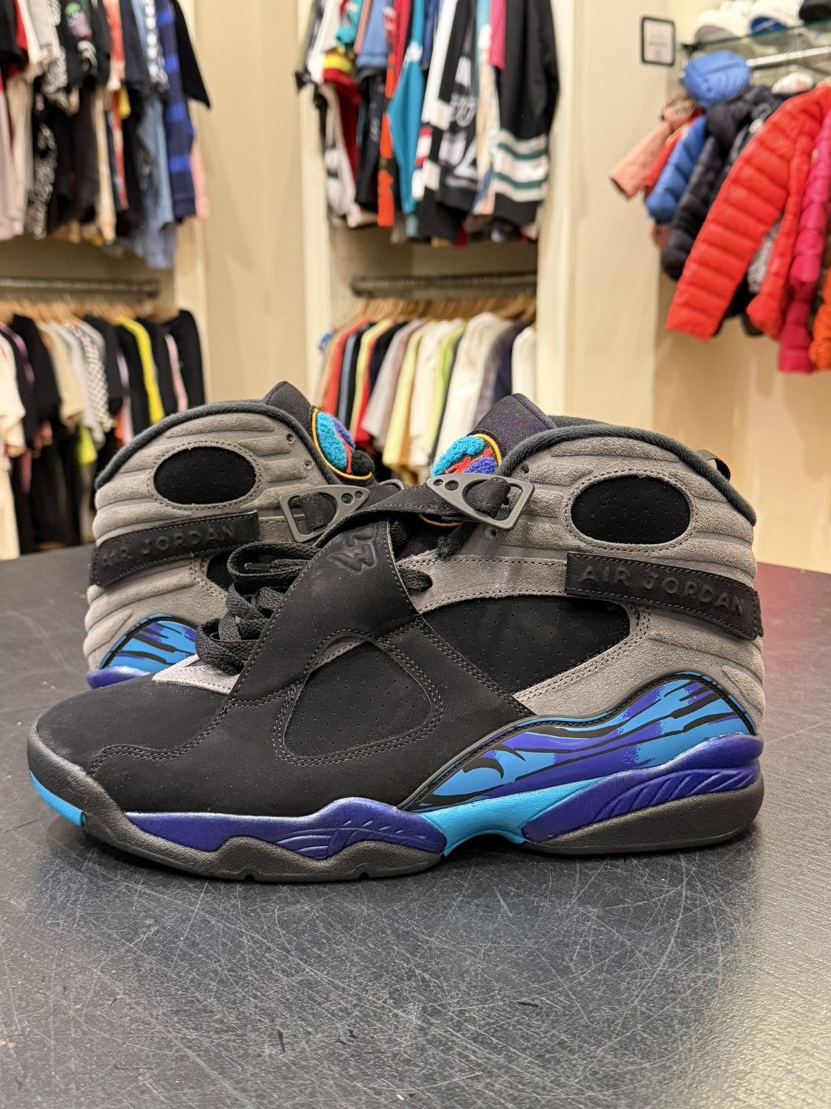 Jordan Brand Jordan 8 Retro ‘Aqua’ Size US 13 / EU 46 - 1 Thumbnail