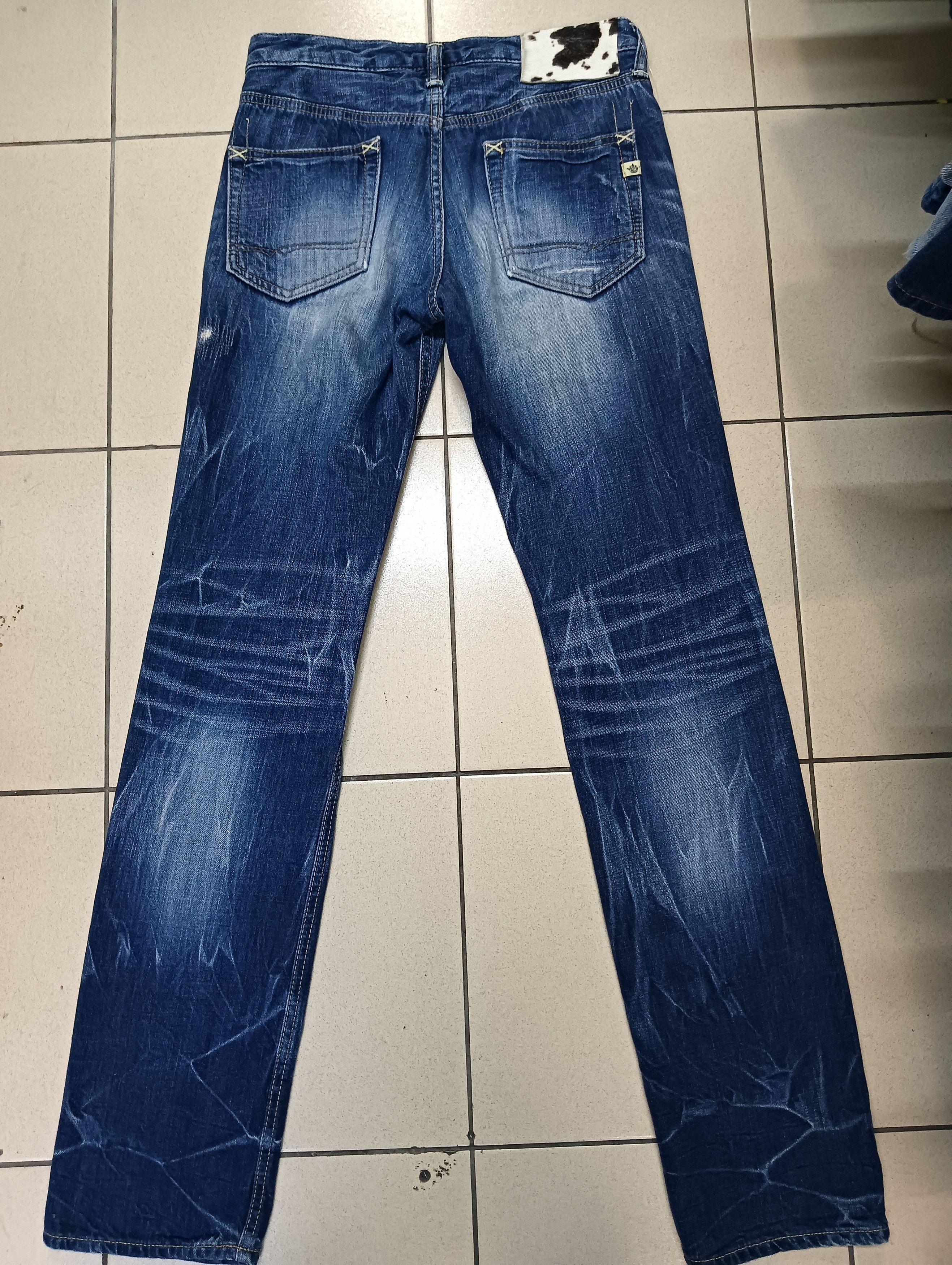 Japanese Brand Brappers Distress Denim Size US 28 / EU 44 - 2 Thumbnail