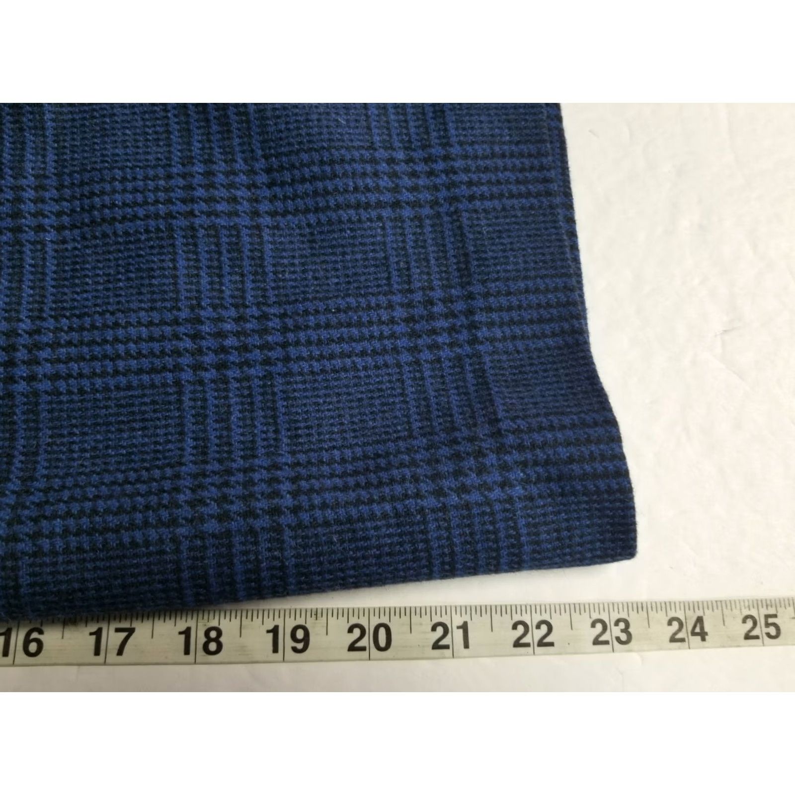 Vintage VINTAGE David N Skirt Midi Wool Plaid Blue Lined Fringe 80s Made In Italy Girls 12 Size 34" / US 12 / IT 48 - 4 Thumbnail