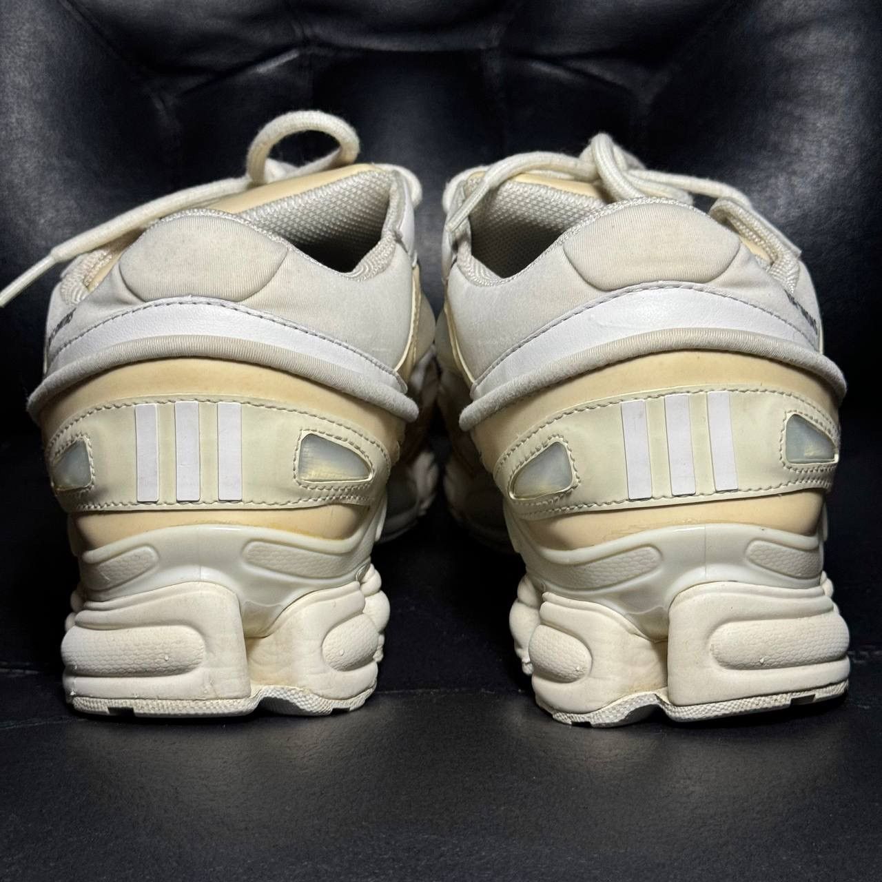 Adidas × Raf Simons 11us Adidas Raf Simons Ozweego Bunny Cream Sneakers Size US 11 / EU 44 - 2 Thumbnail