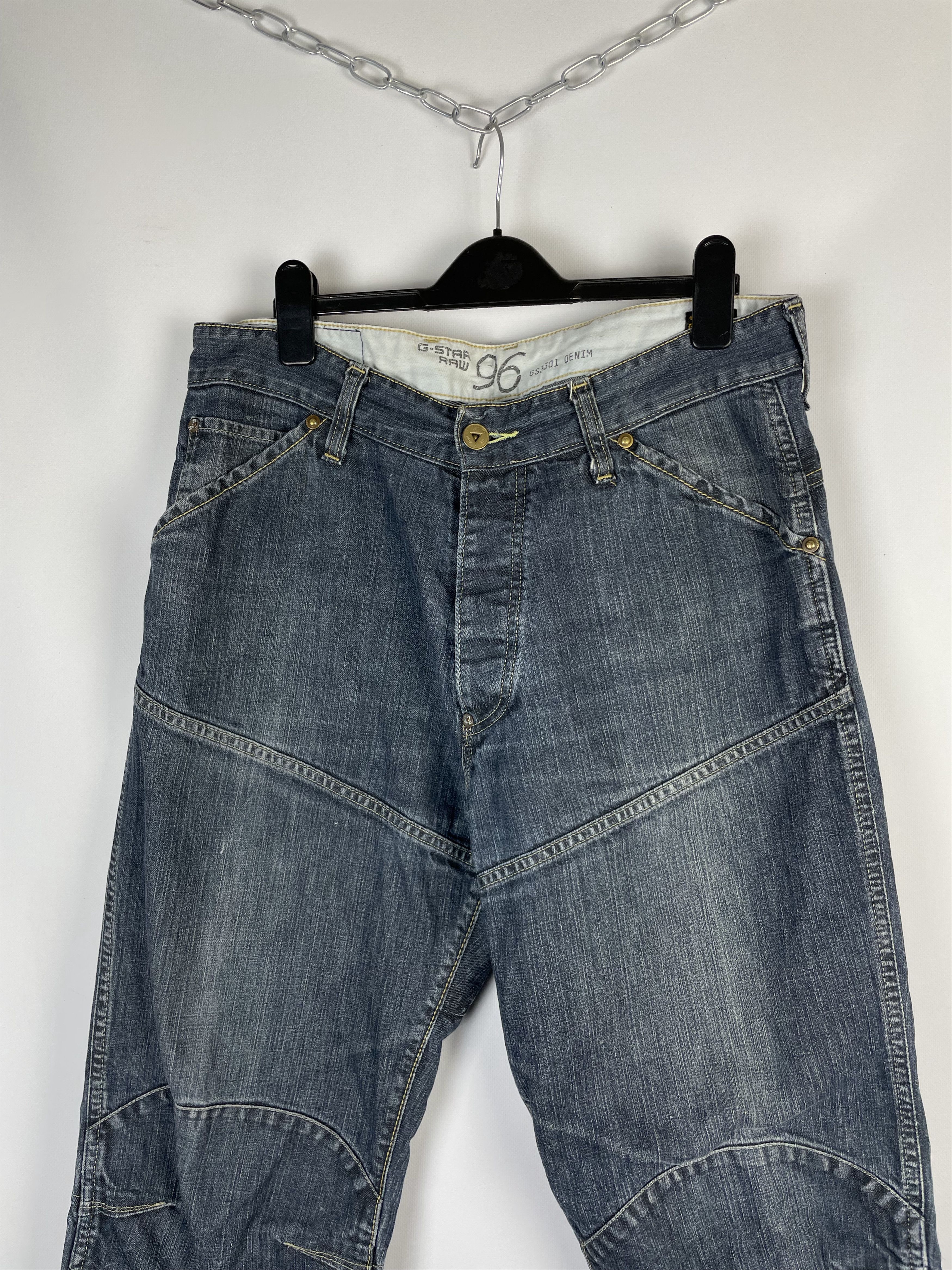 G-Star Vintage G-Star Raw 96 Pants Double Knee Jeans Size US 36 / EU 52 - 4 Thumbnail