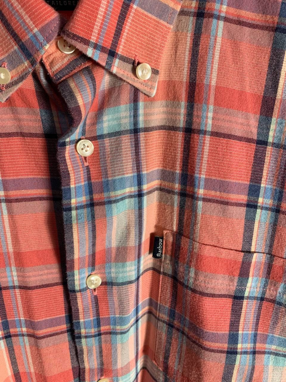 Barbour × Vintage VERY RARE BARBOUR OXFORD CHECK 3 TAILORED SHIRT RETRO Y2K Size US L / EU 52-54 / 3 - 5 Thumbnail