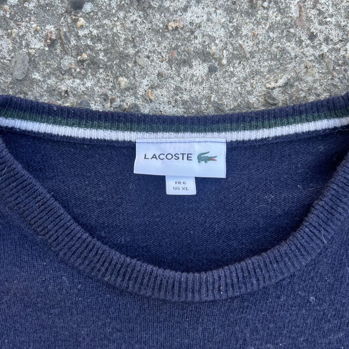 Lacoste × Vintage Vintage wool sweater Lacoste Size xl Size US XL / EU 56 / 4 - 3 Thumbnail