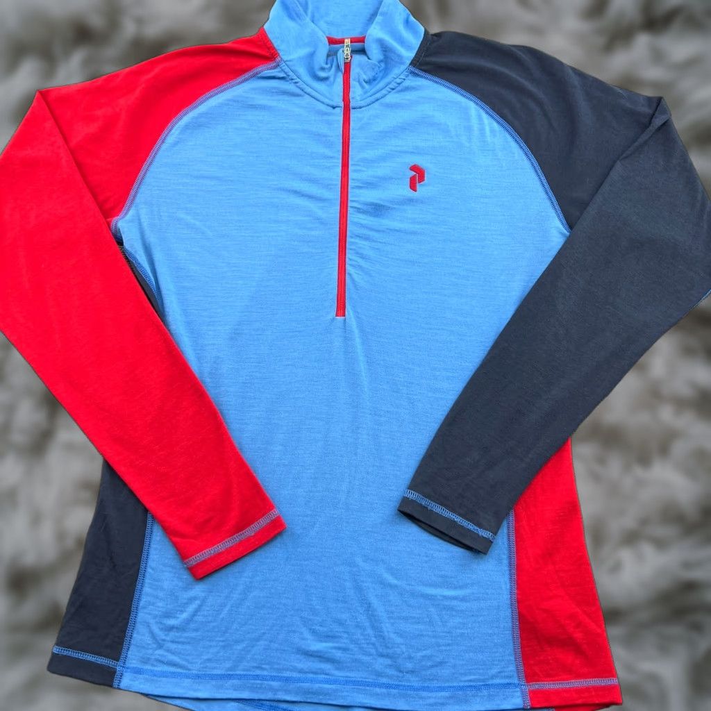 Peak Performance Peak Performance Base Layer Shirt Womens Large 50% Merino Wool Outdoor Hiking Shirt Mens? Size L / US 10 / IT 46 - 1 Thumbnail