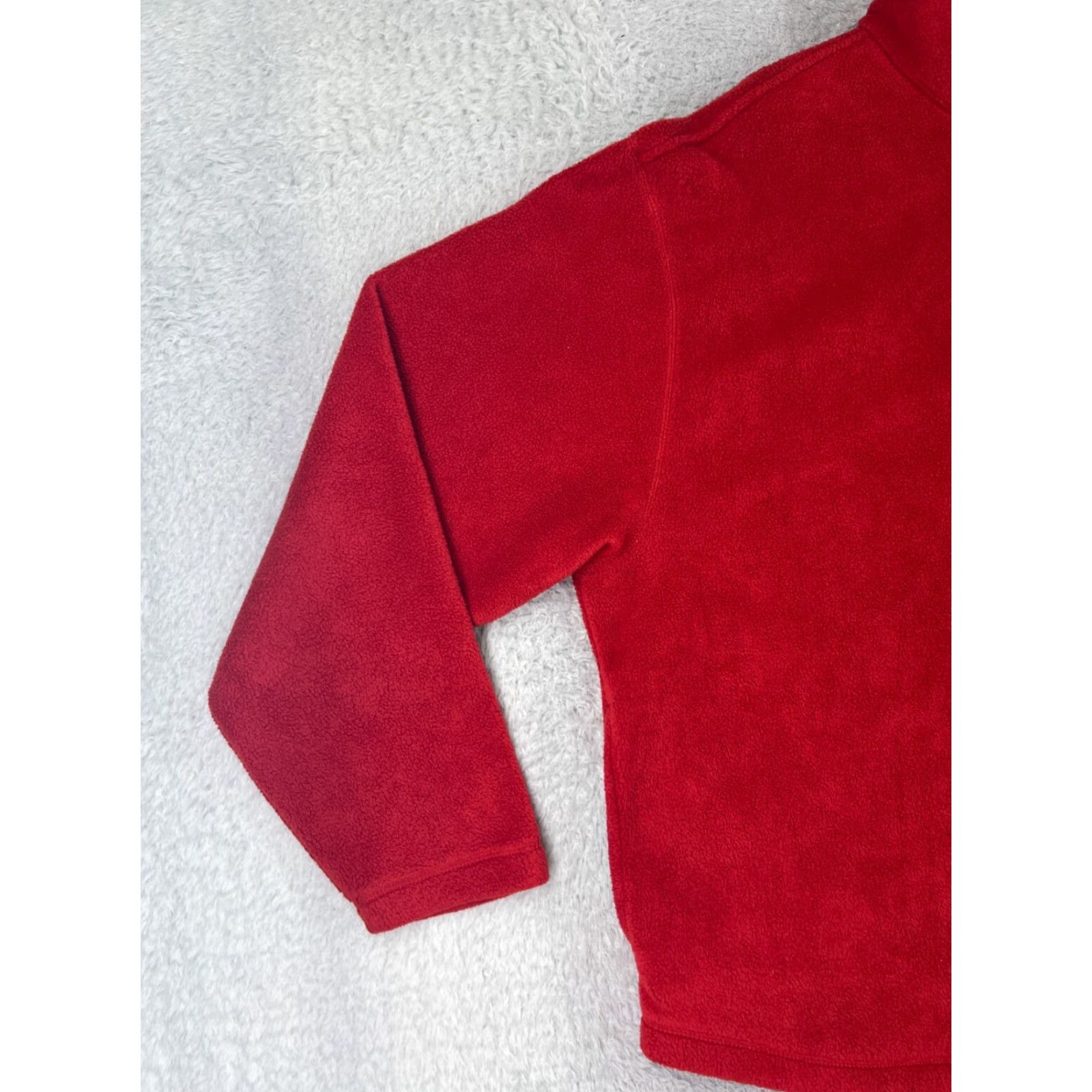 Old Navy Old Navy Mens Sweater Shirt Large Red 1/4 Zip Fleece Mock Neck Long Sleeve Polyester Embroidered Logo 90s? Size US L / EU 52-54 / 3 - 6 Thumbnail